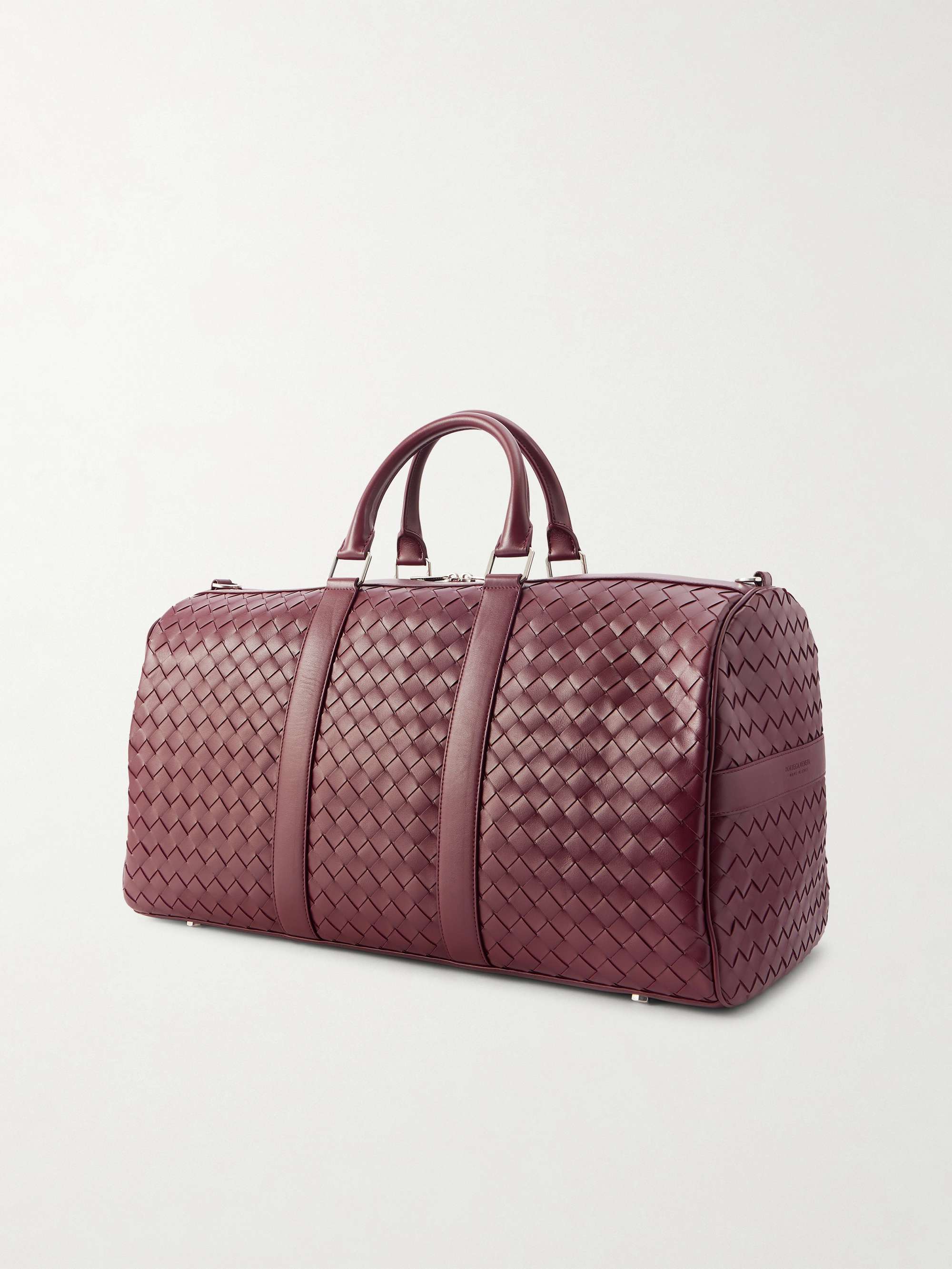 BOTTEGA VENETA Intrecciato Leather Weekend Bag for Men | MR PORTER