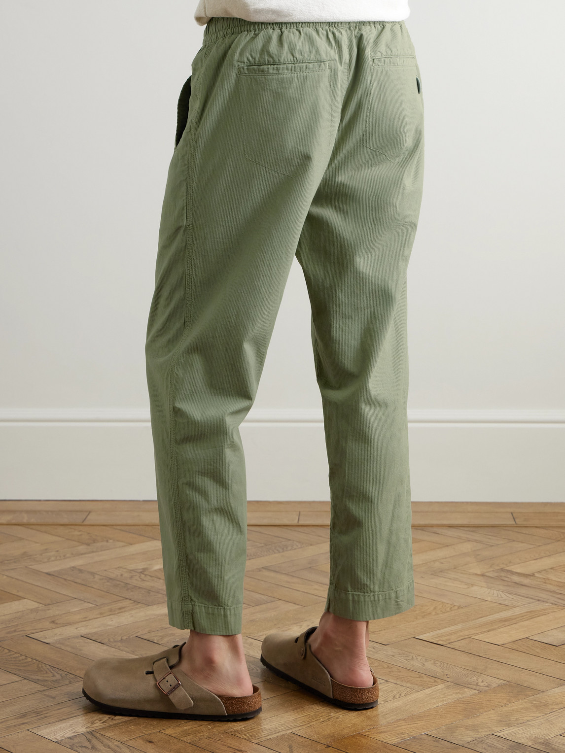 Folk - Assembly Straight-leg Cotton Drawstring Trousers - Men - Green - Uk/us 28 