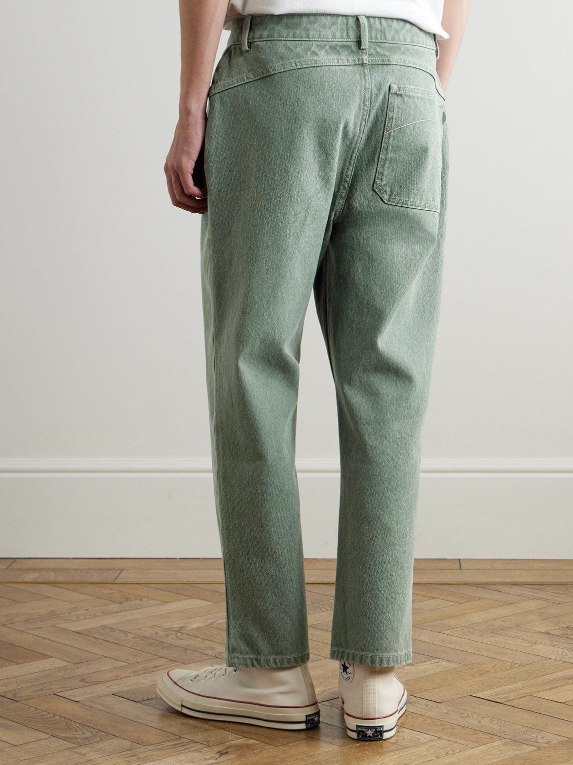  Folk - Barrel-leg Jeans - Men - Green - Uk/us 28 