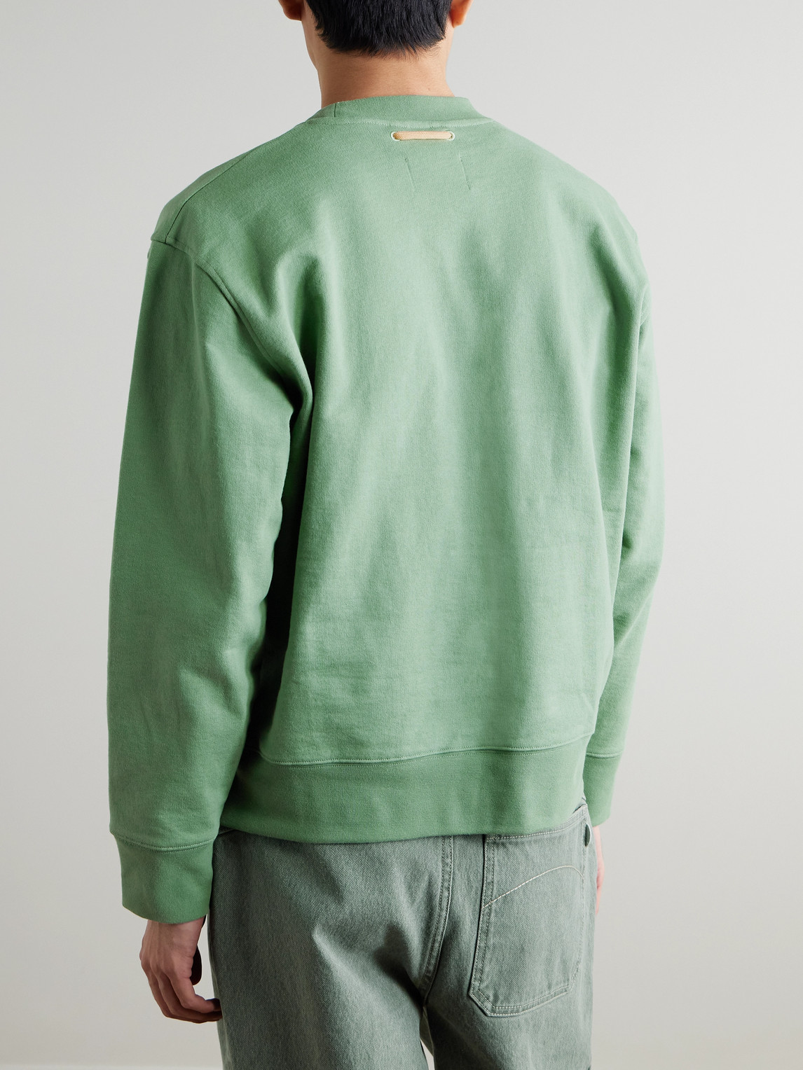  Folk - Anniversary Cotton-jersey Sweatshirt - Men - Green - S 