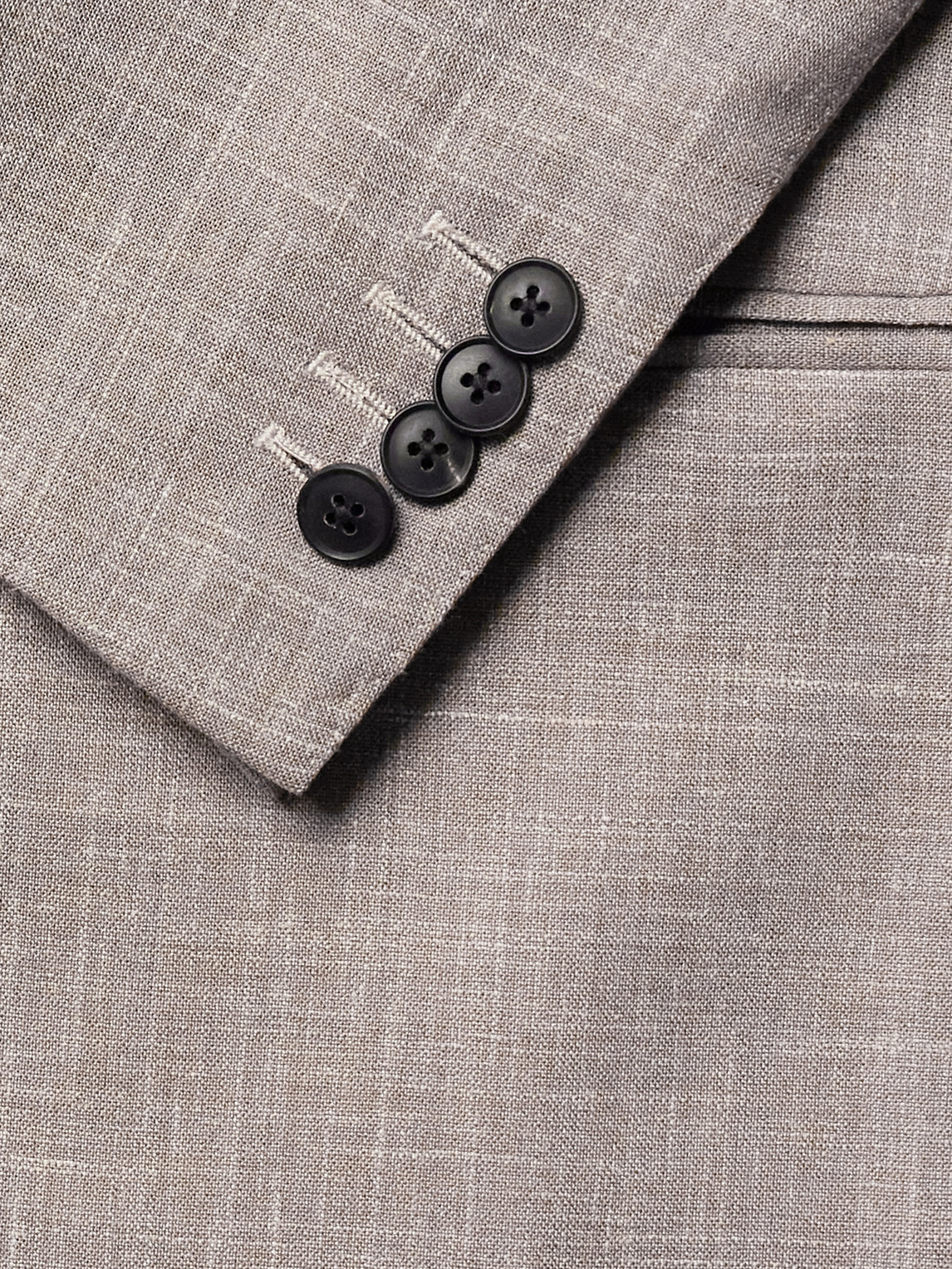 Slim-Fit Basketweave Wool, Silk And Linen-Blend Blazer