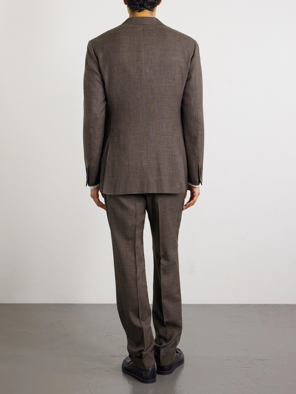 Slim-Fit Wool, Silk And Linen-Blend Suit Jacket