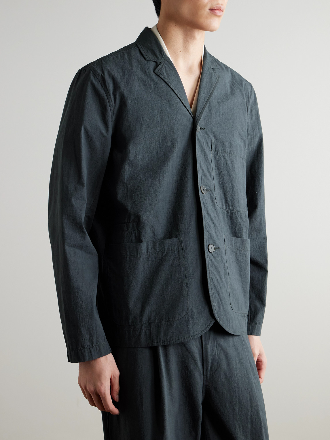  Folk - Cotton Suit Jacket - Men - Gray - S 