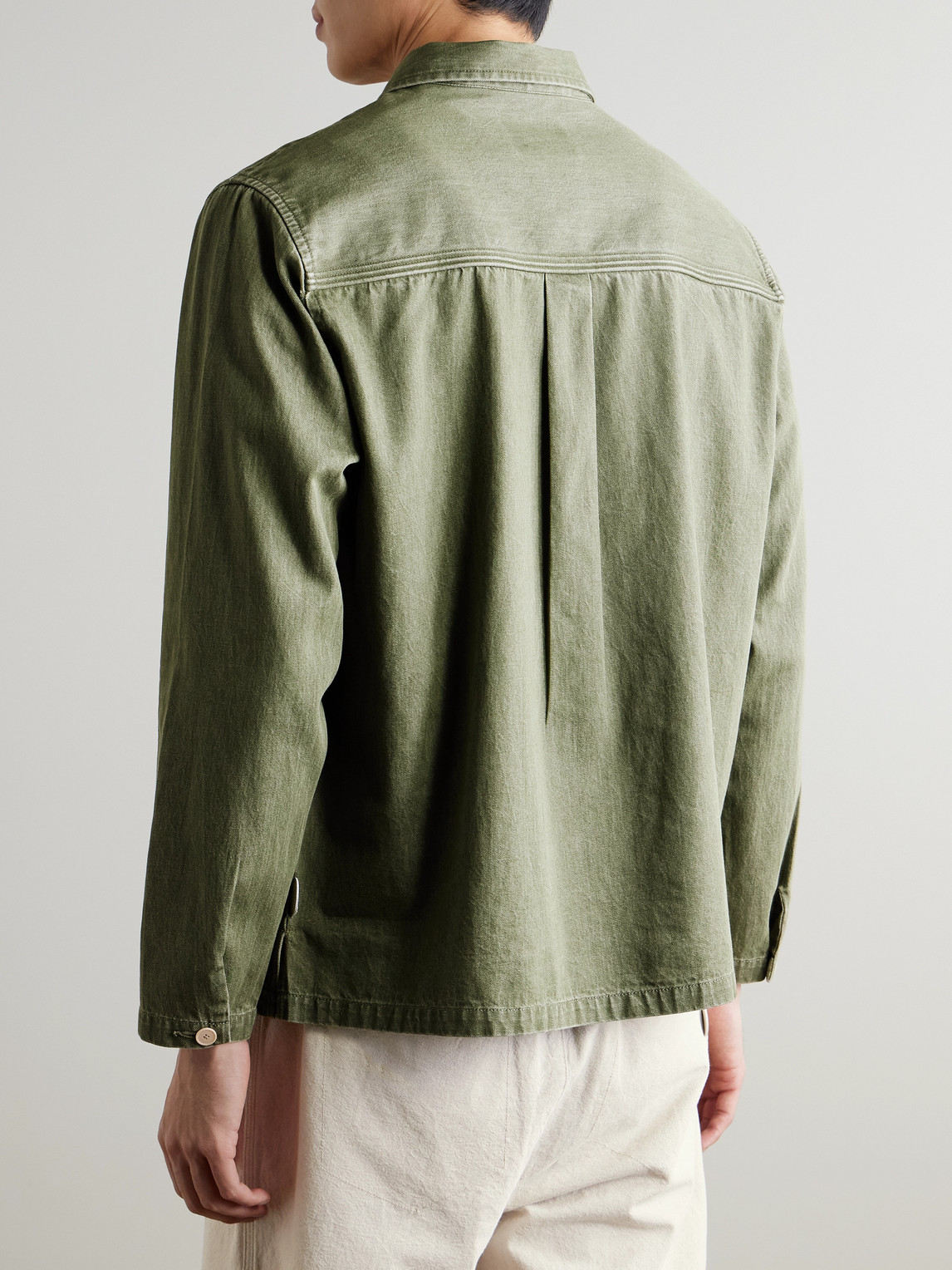  Folk - Meyer Cotton Overshirt - Men - Green - S 
