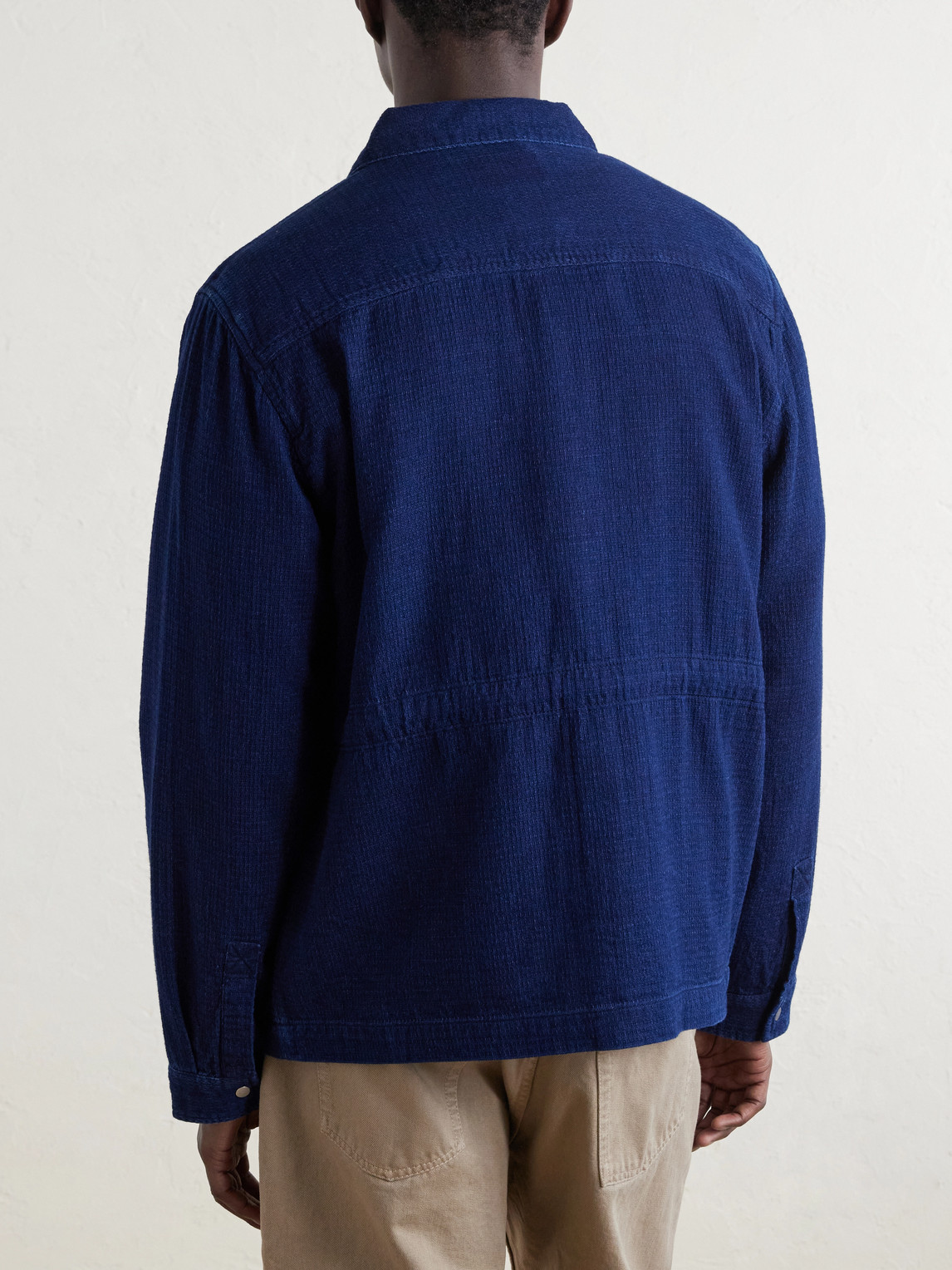  Folk - Assembly Checked Cotton Jacket - Men - Blue - Xs 