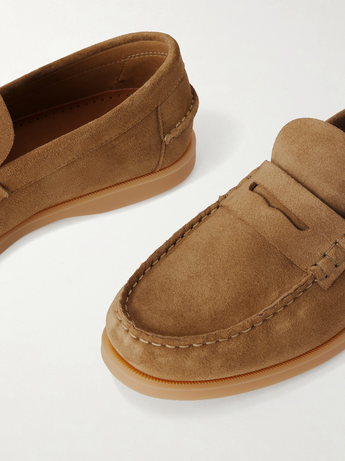 Mr P. - Leo Suede Penny Loafers