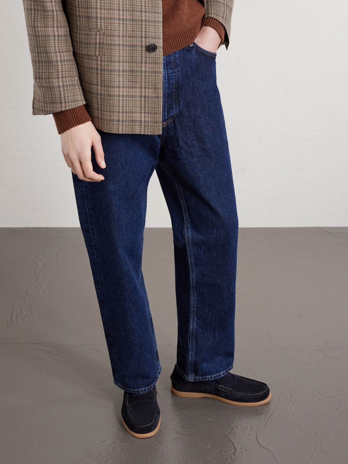 Mr P. - Leo Suede Penny Loafers