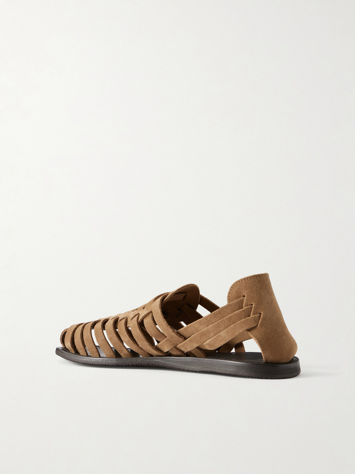  Mr P. - Suede Huarache Sandals - Men - Brown - Uk 7.5 