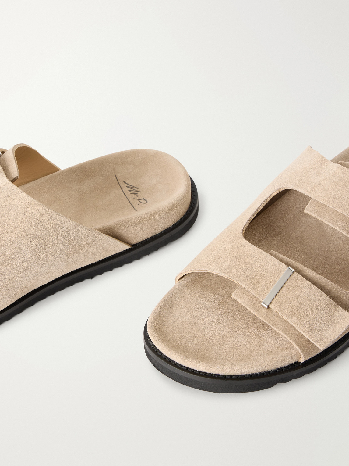  Mr P. - Suede Slides - Men - Brown - Uk 8 
