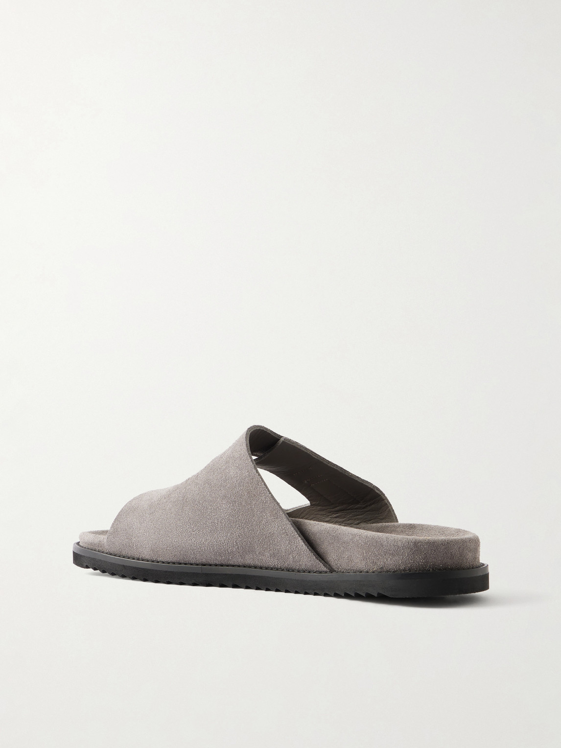 Mr P. - Suede Slides - Men - Gray - Uk 7 