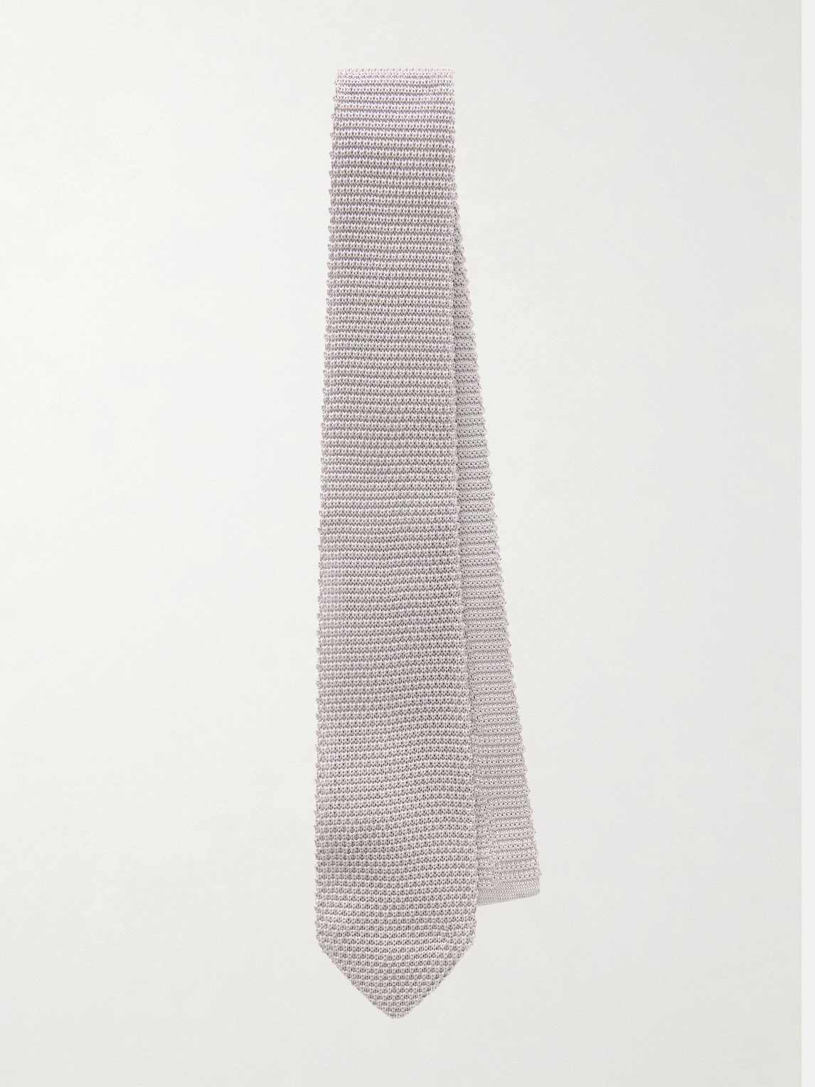 MR P. 7cm Knitted Silk Tie - Men