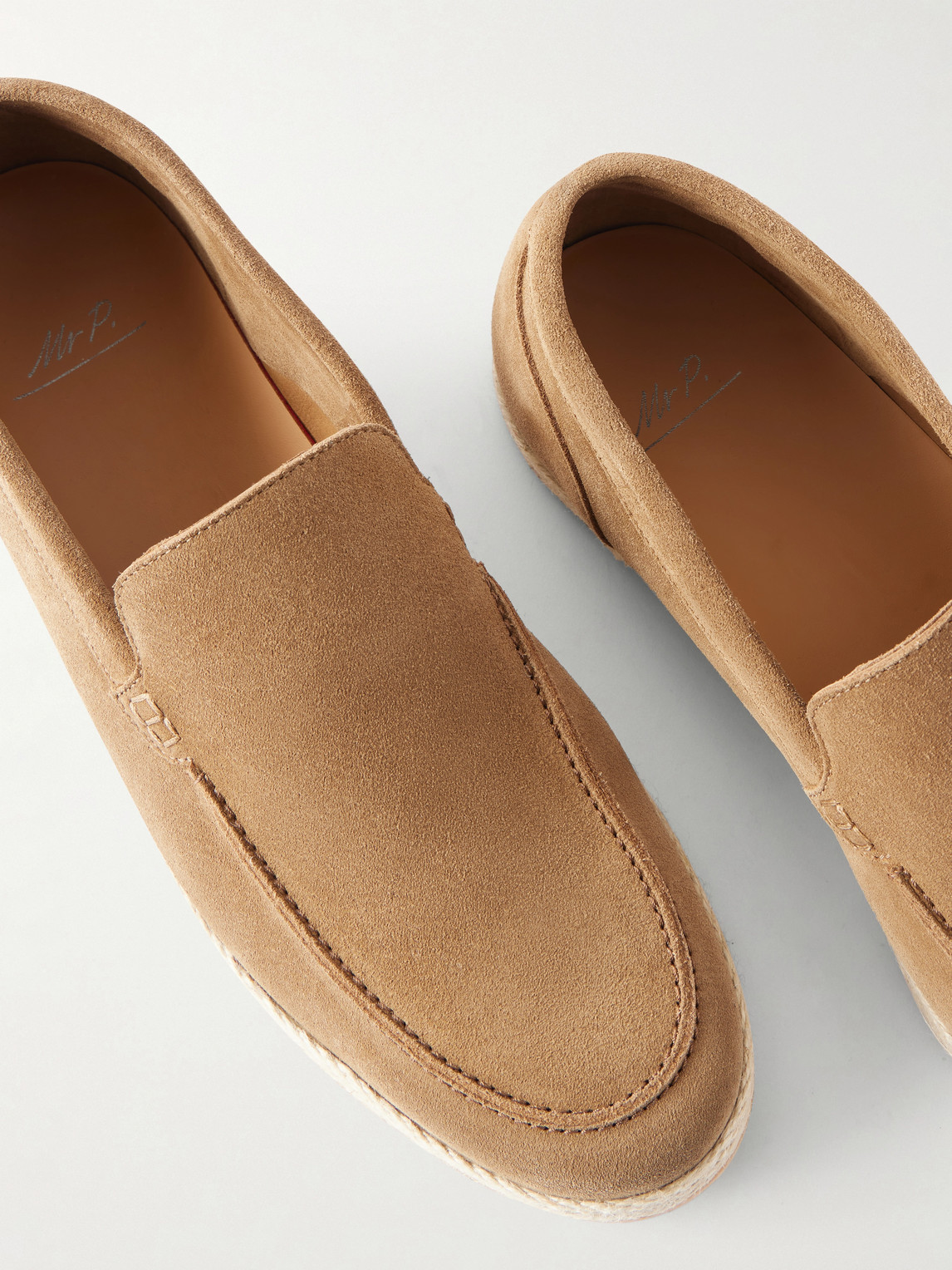  Mr P. - Suede Espadrilles - Men - Neutrals - Uk 7 