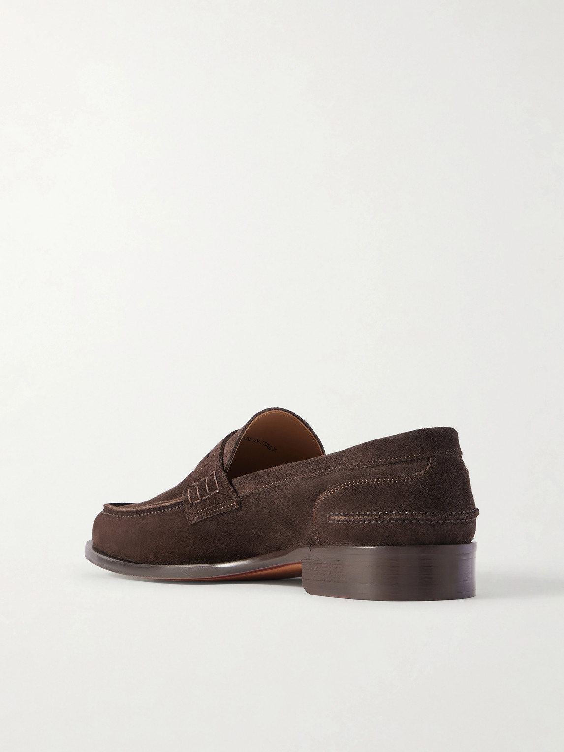  Mr P. - Split-toe Suede Penny Loafers - Men - Brown - Uk 7 