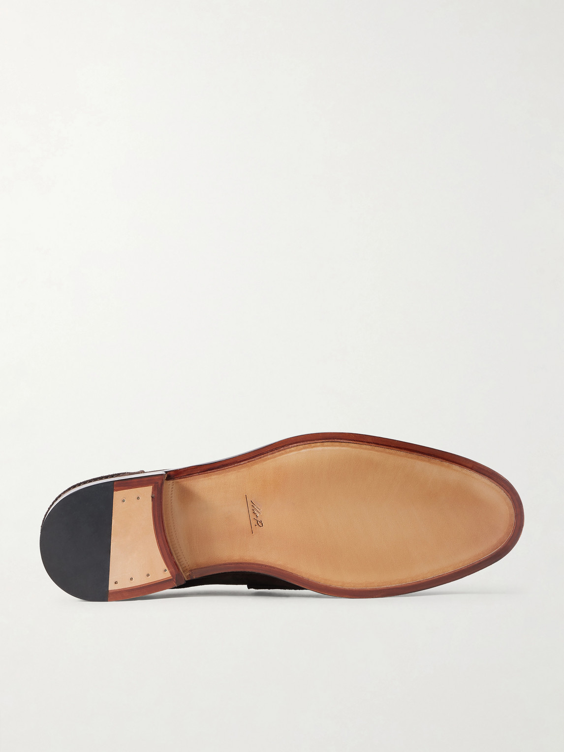  Mr P. - Split-toe Suede Penny Loafers - Men - Brown - Uk 7 