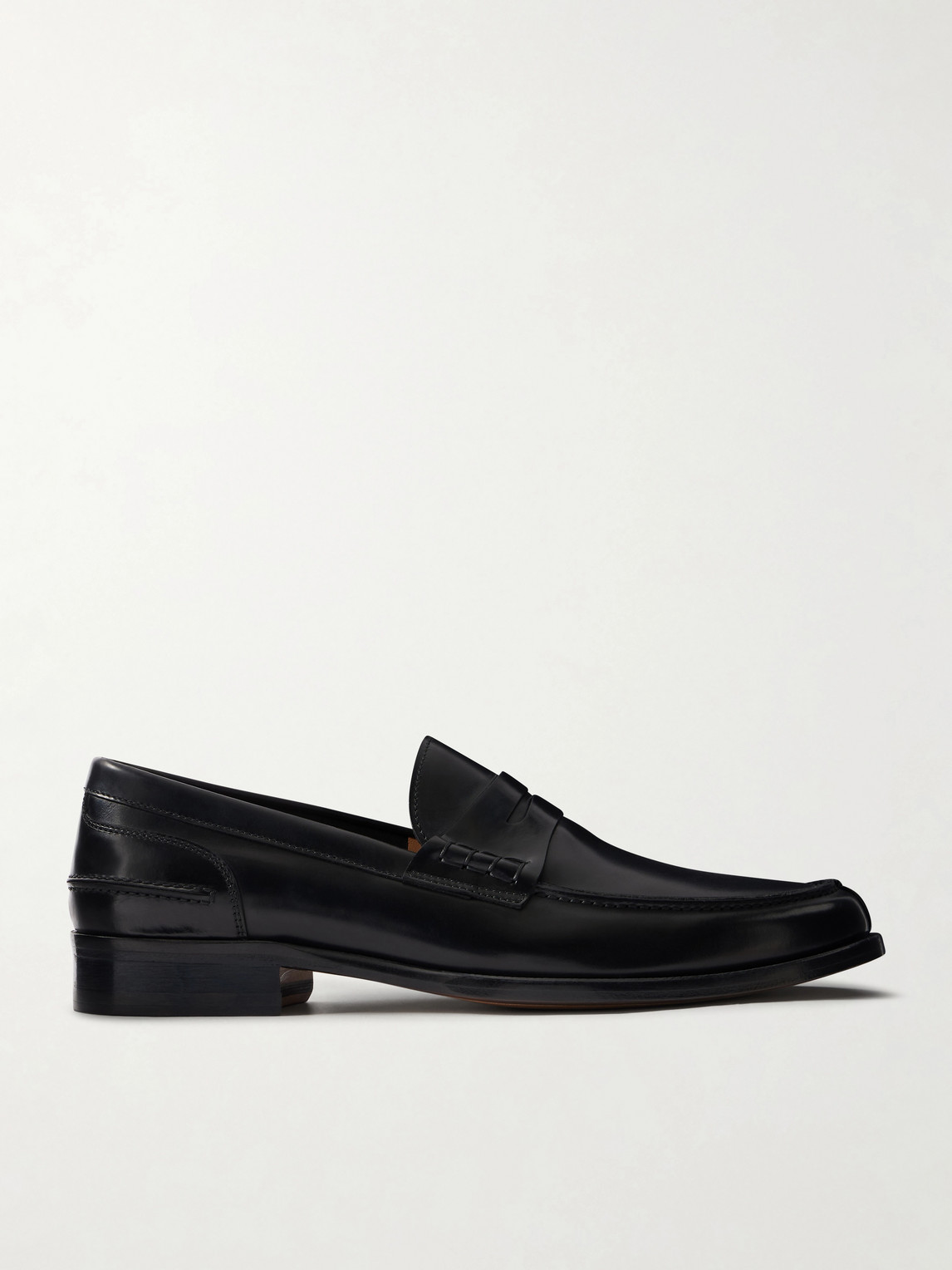 Mr P. – Split-Toe Leather Penny Loafers