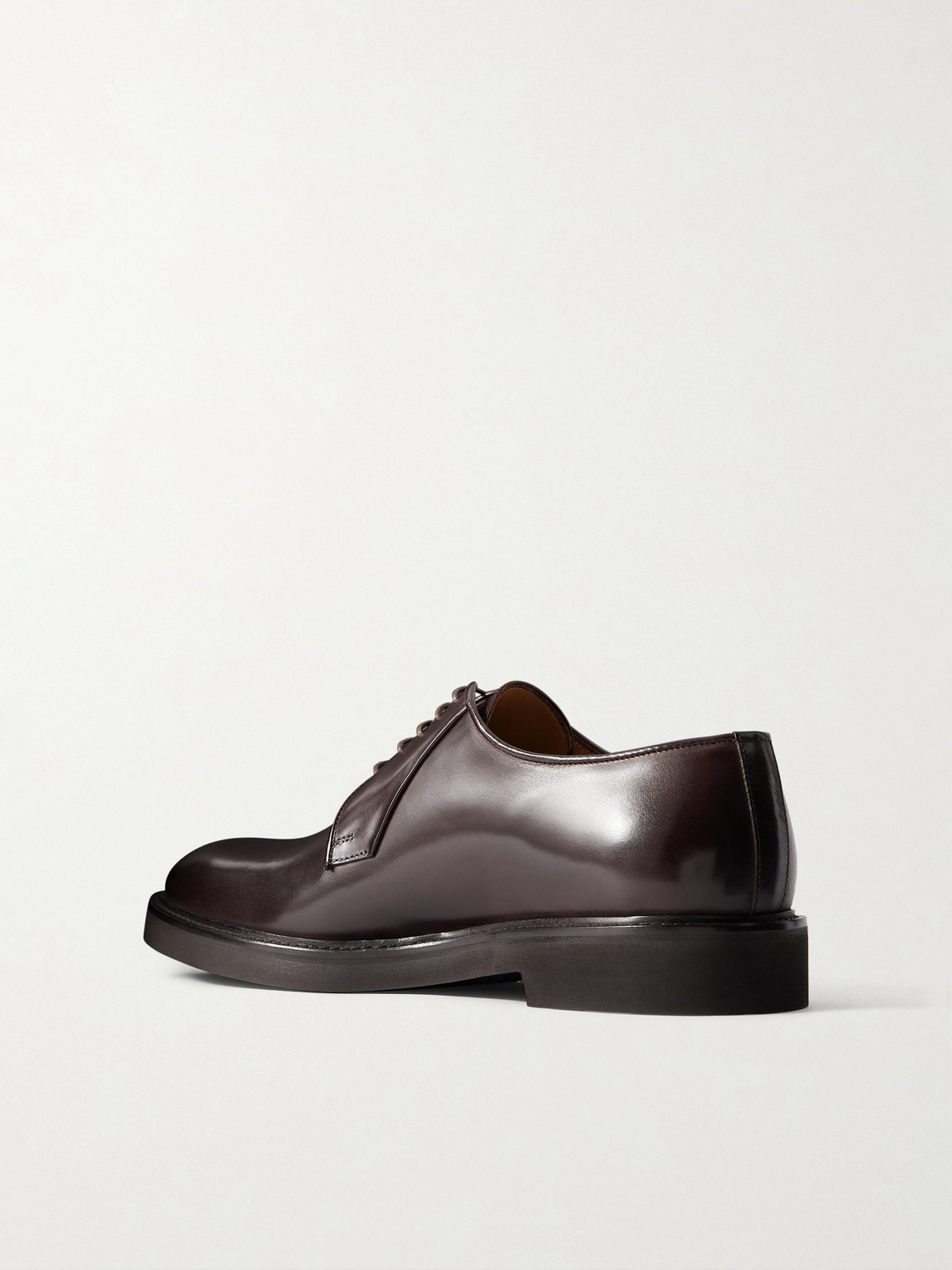  Mr P. - Leather Derby Shoes - Men - Brown - Uk 8.5 