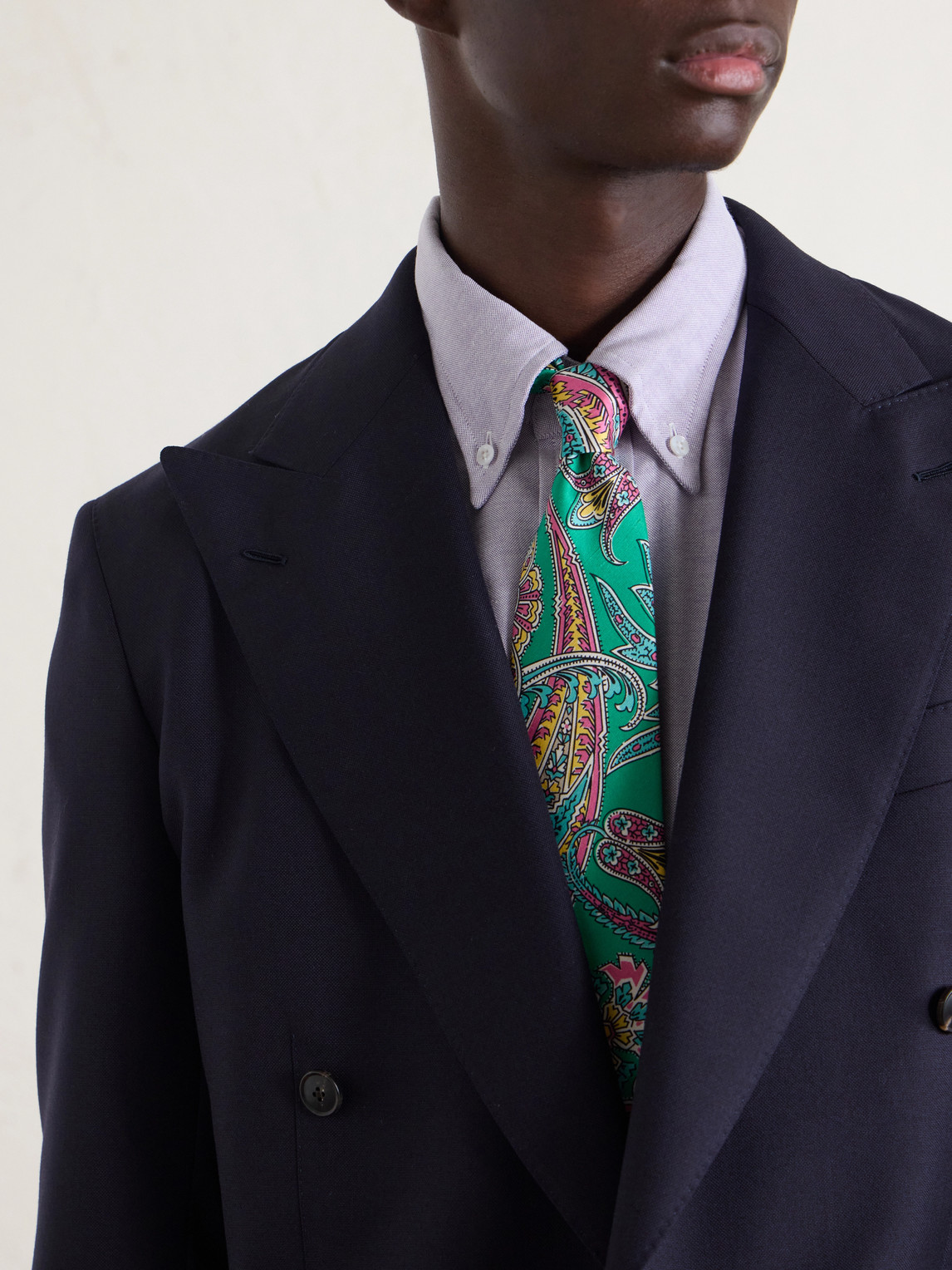 Button-Down Collar Cotton Oxford Shirt