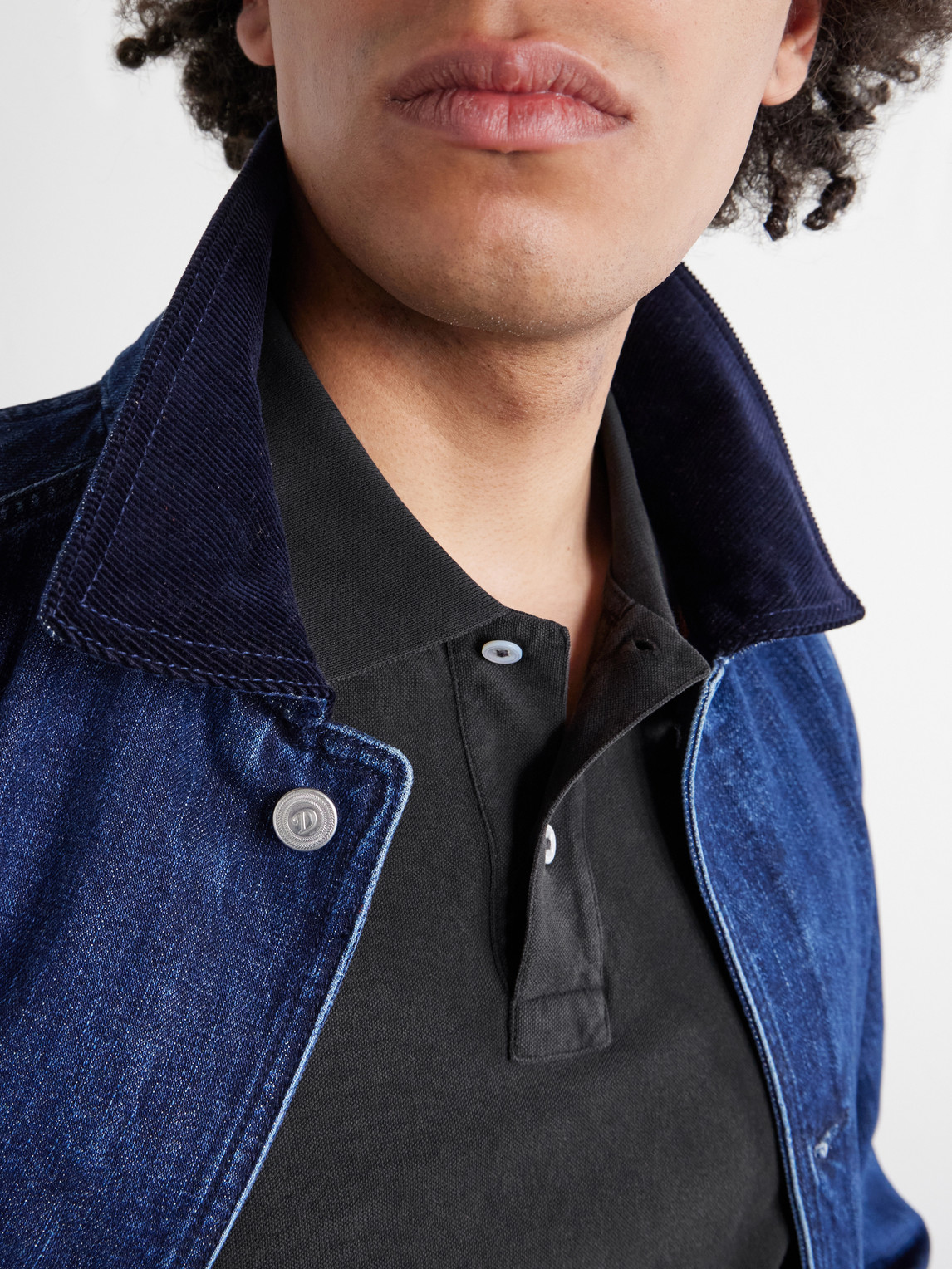 Stone-Washed Cotton-Piqué Polo Shirt