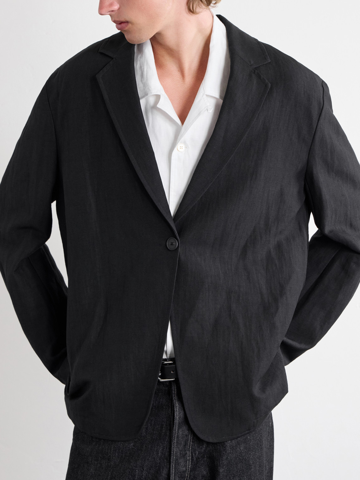 Denison Linen And Wool-Blend Suit Jacket