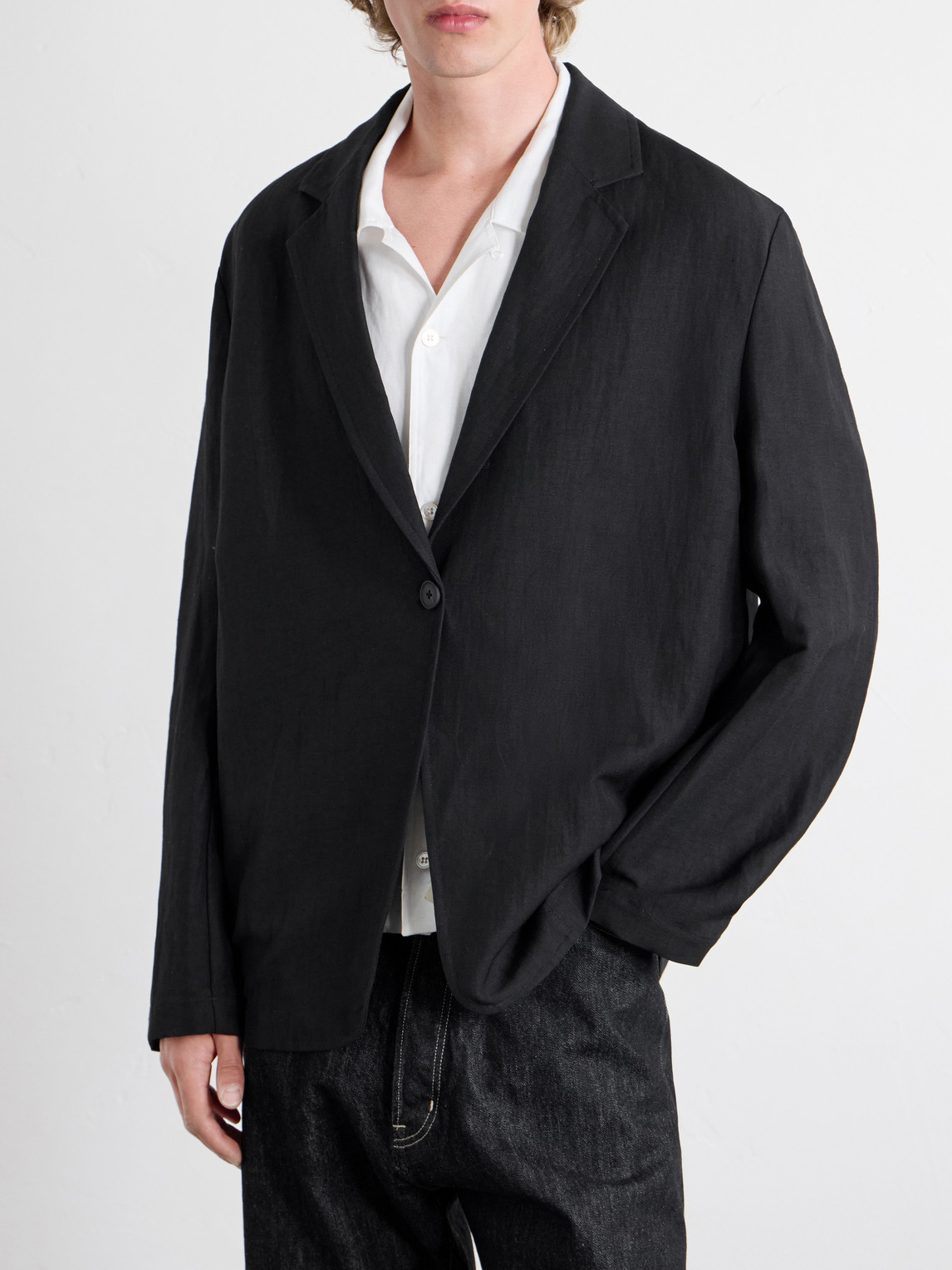Denison Linen And Wool-Blend Suit Jacket