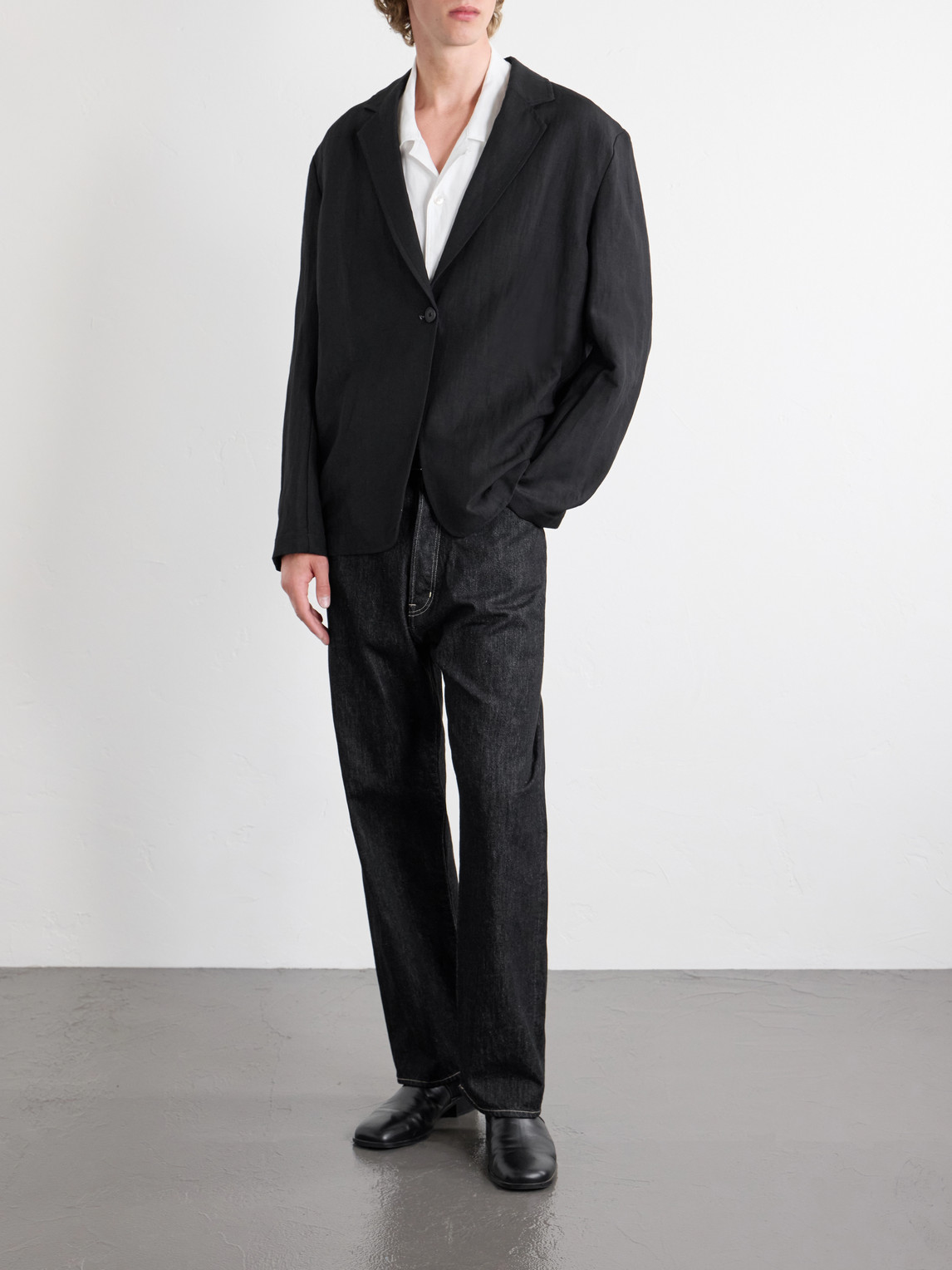 Denison Linen And Wool-Blend Suit Jacket