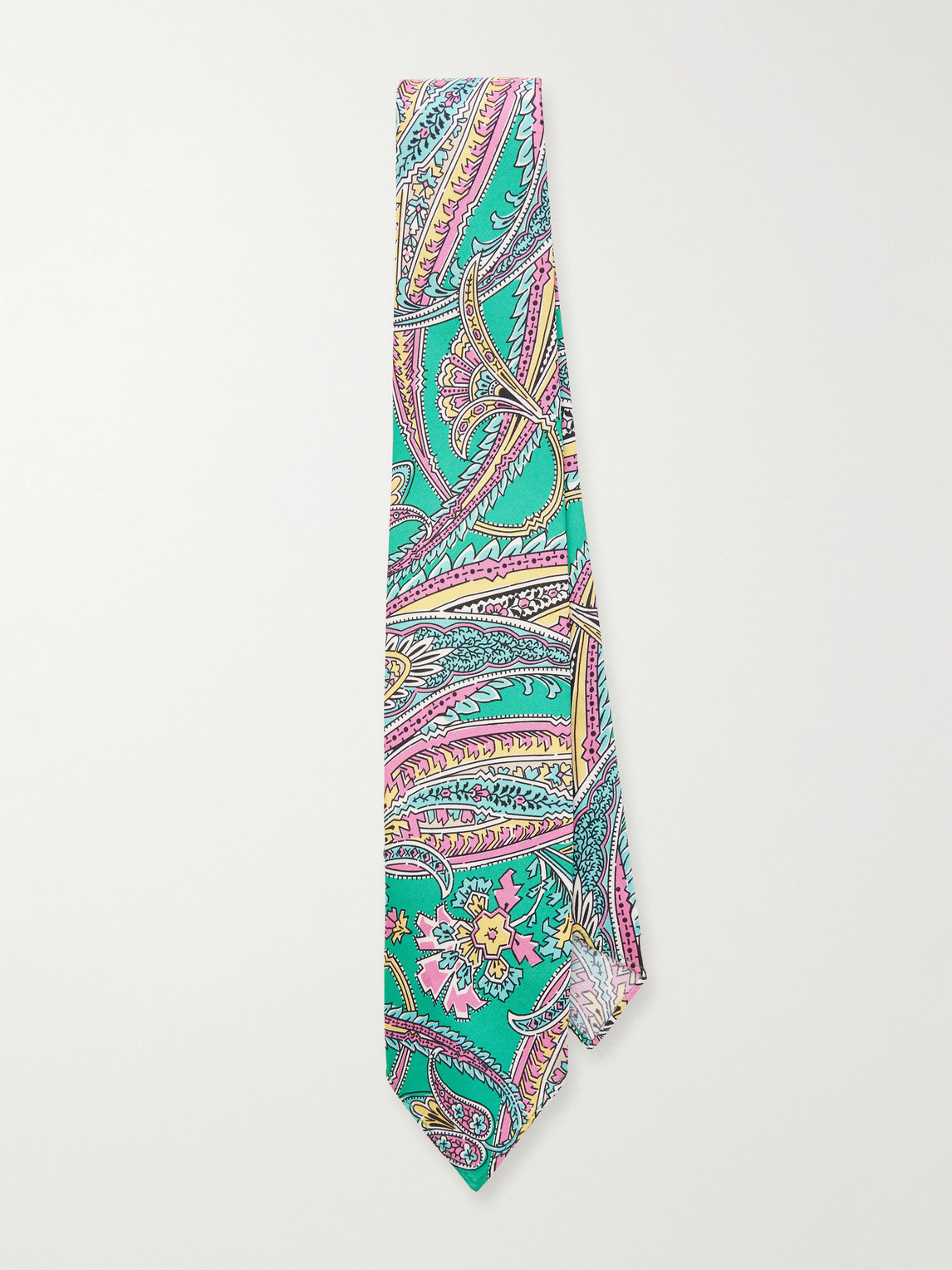 Drake's 7cm Nouveau Leaves Printed Silk-Shantung Tie - Men