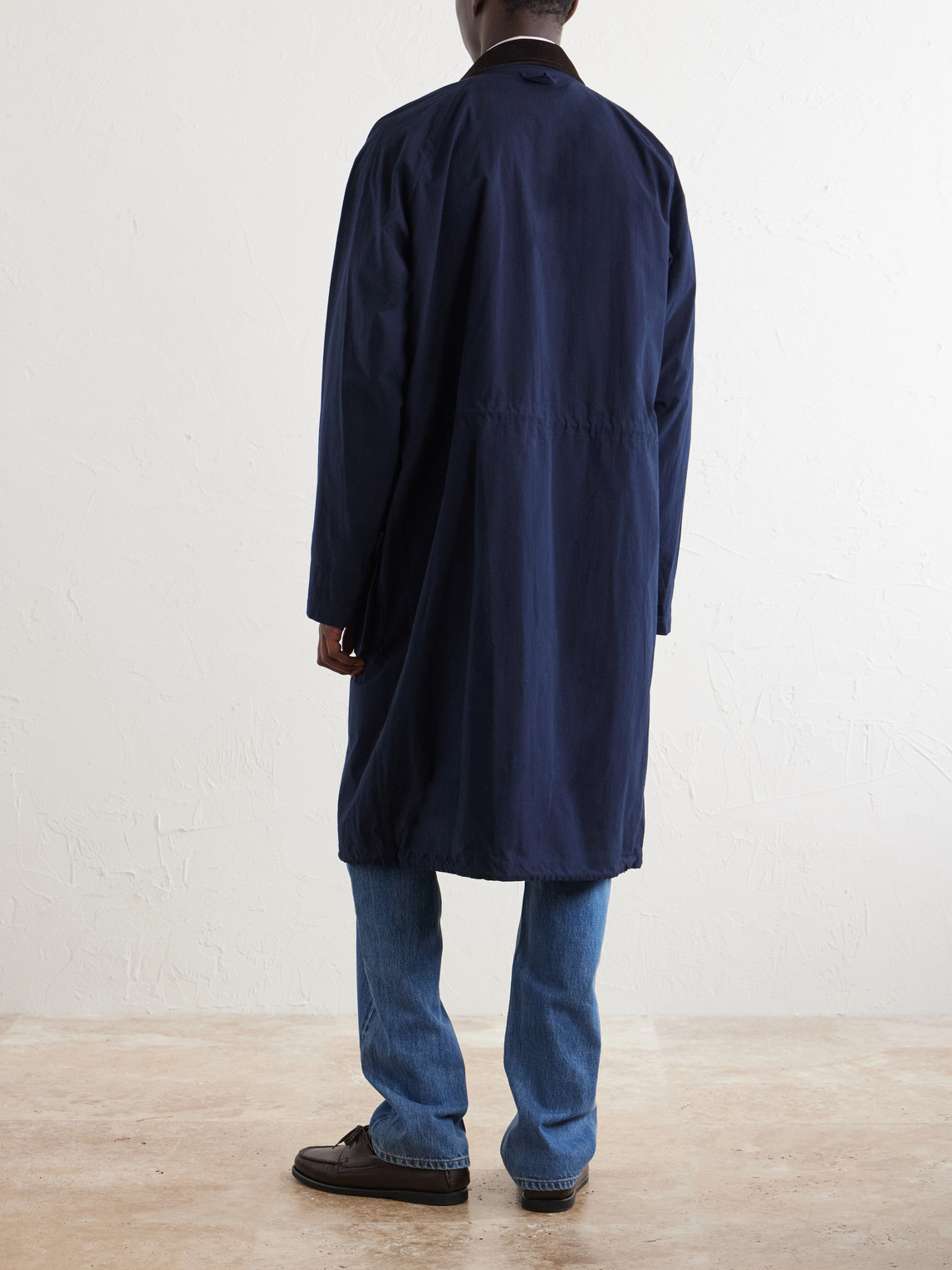  Drake's - Ripstop Cotton Jacket - Men - Blue - Uk/us 38 