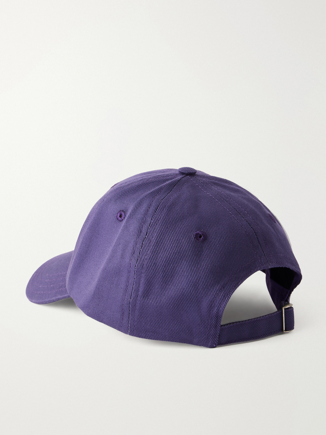  Drake's - Tapisserie Embroidered Cotton-twill Baseball Cap - Men - Blue 