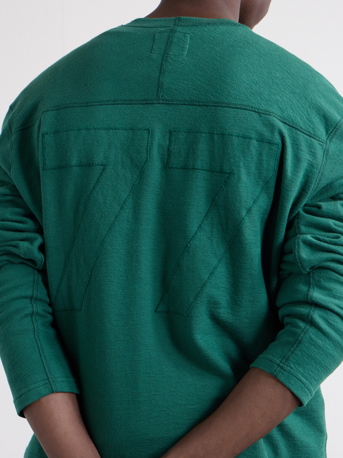 77 Appliquéd Cotton-Jersey T-Shirt