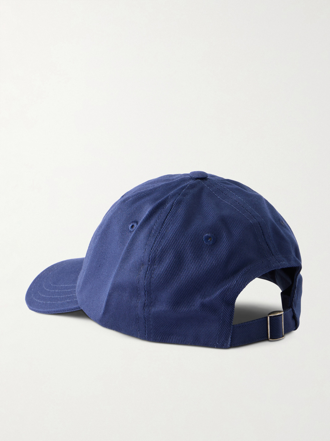  Drake's - 1977 Embroidered Cotton-twill Baseball Cap - Men - Blue 