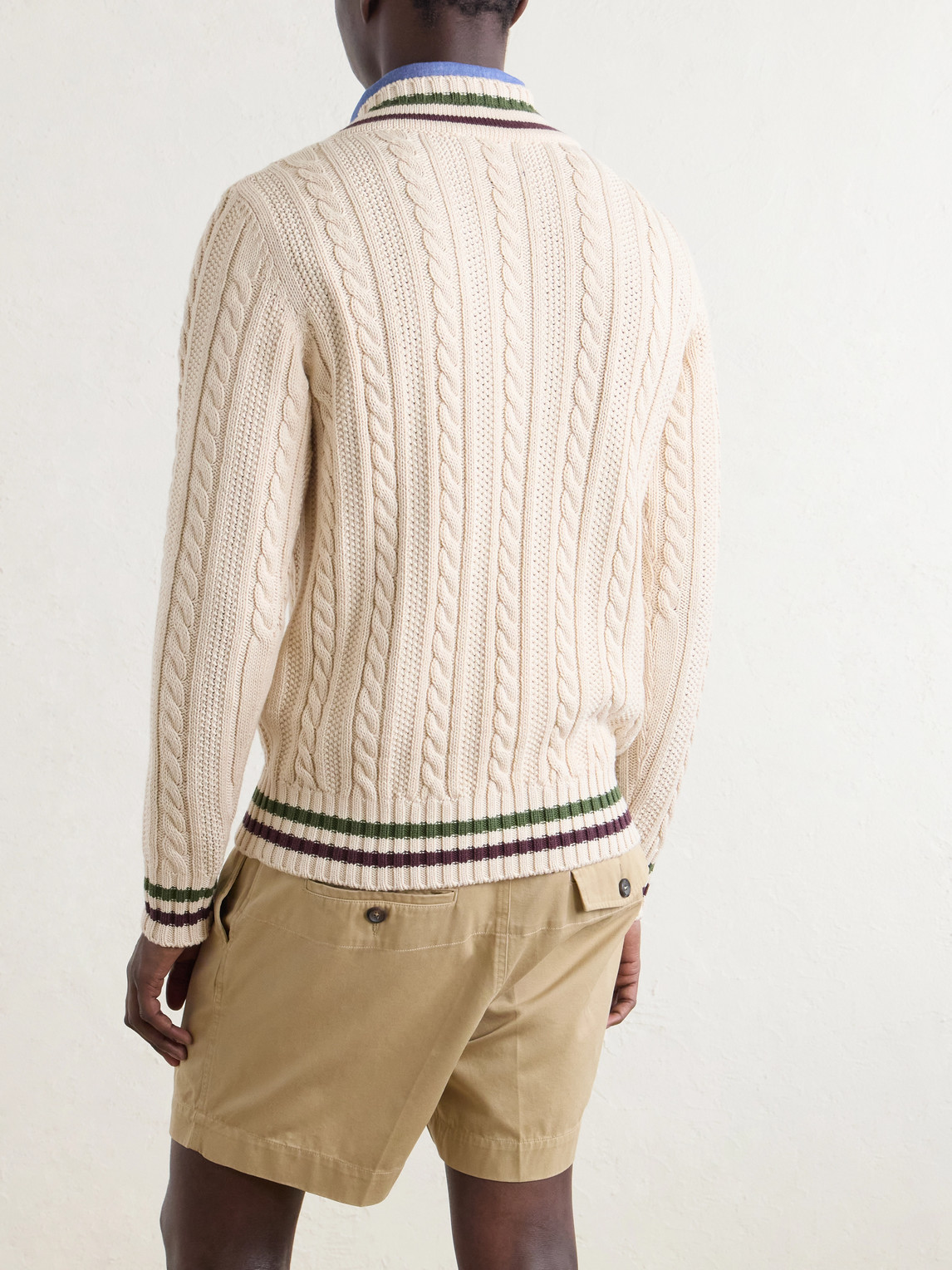 Cricket Knitted Cotton And Cashmere-Blend Sweater