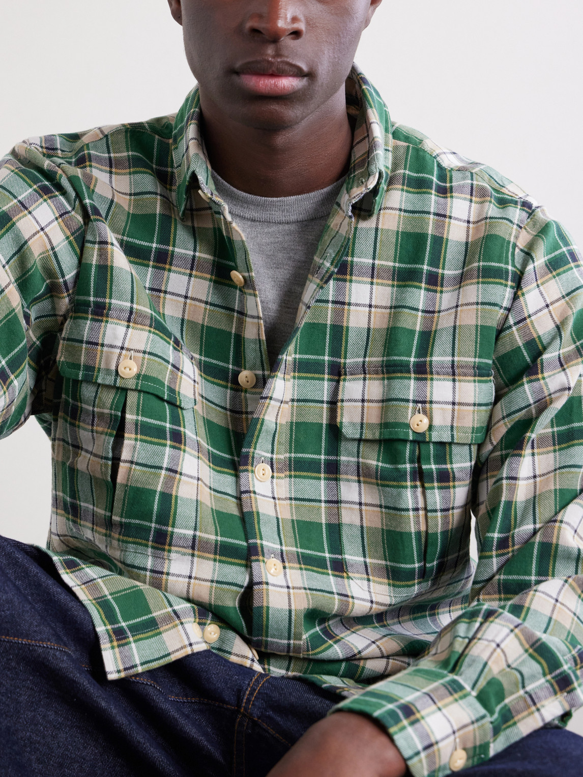 Cotton Shirt Checked