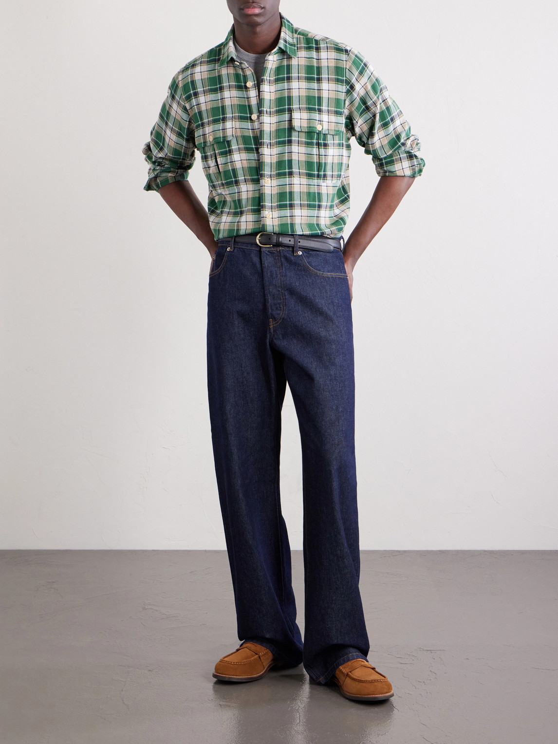 Cotton Shirt Checked
