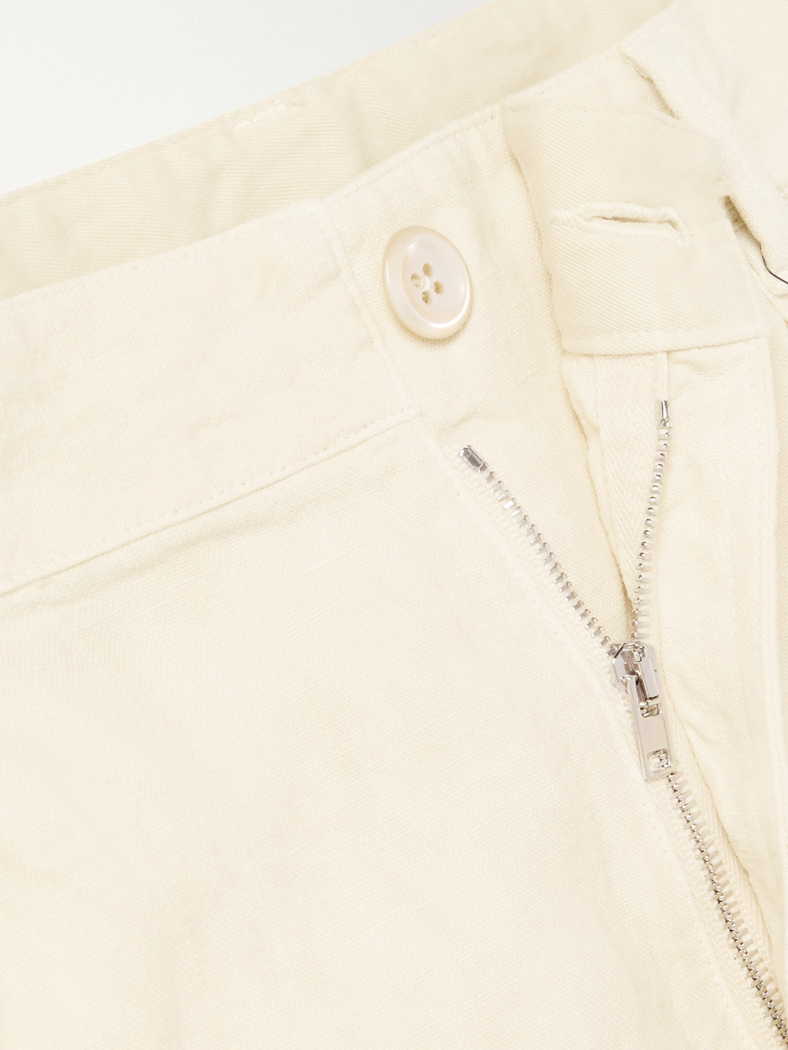 Games Straight-Leg Woven Linen Trousers