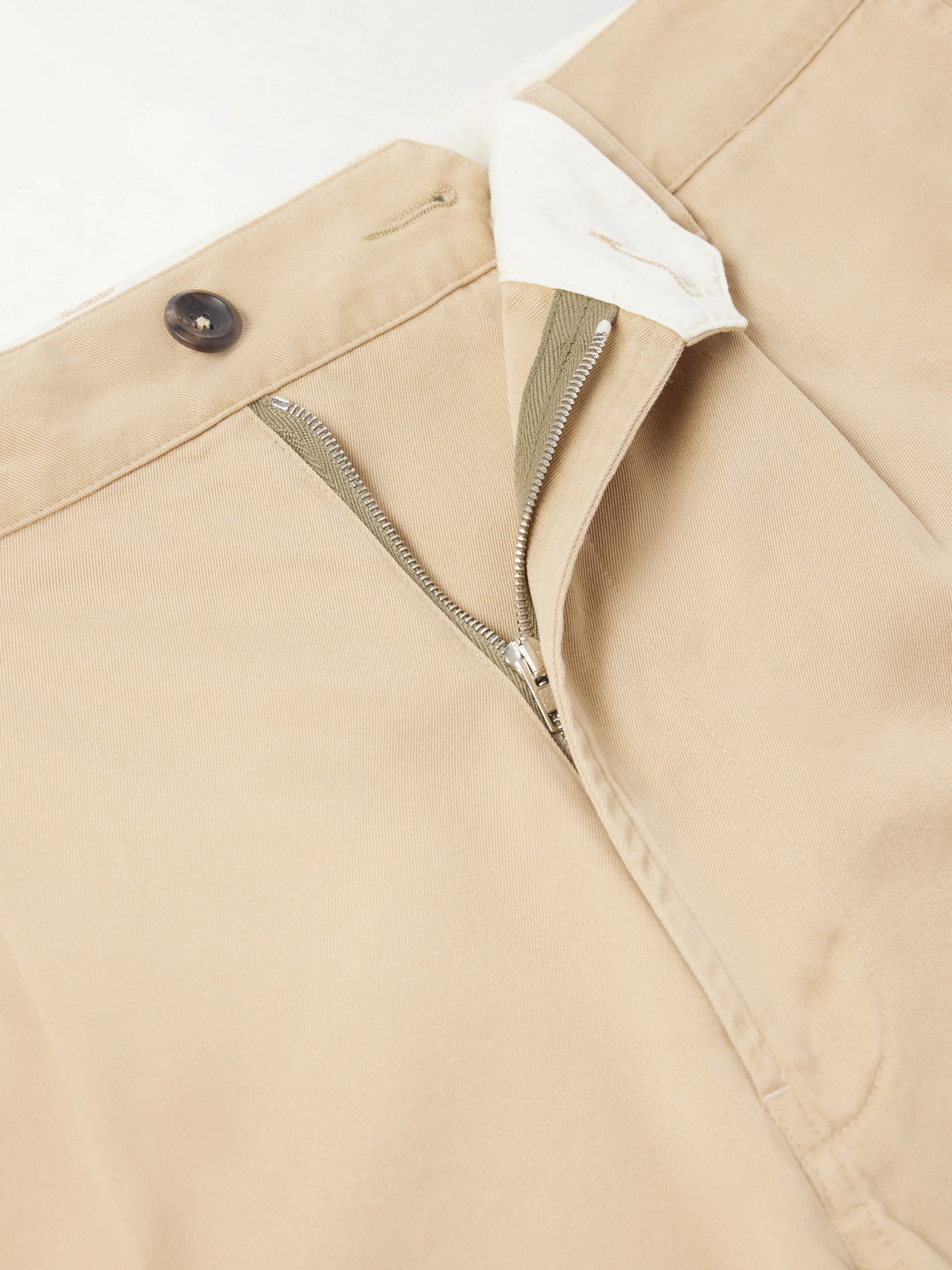 Drake's Straight-Leg Pleated Cotton Twill Chino Shorts - Men | Thumbnail 6 Drake's Straight-Leg Pleated Cotton Twill Chino Shorts - Men | Thumbnail 6