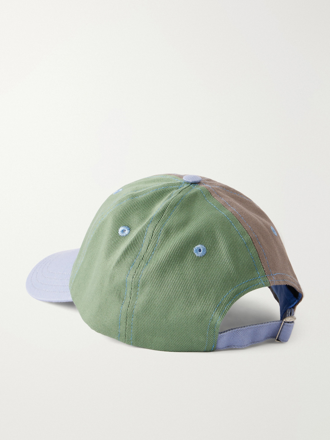  Drake's - Logo-embroidered Cotton-twill Baseball Cap - Men - Neutrals 