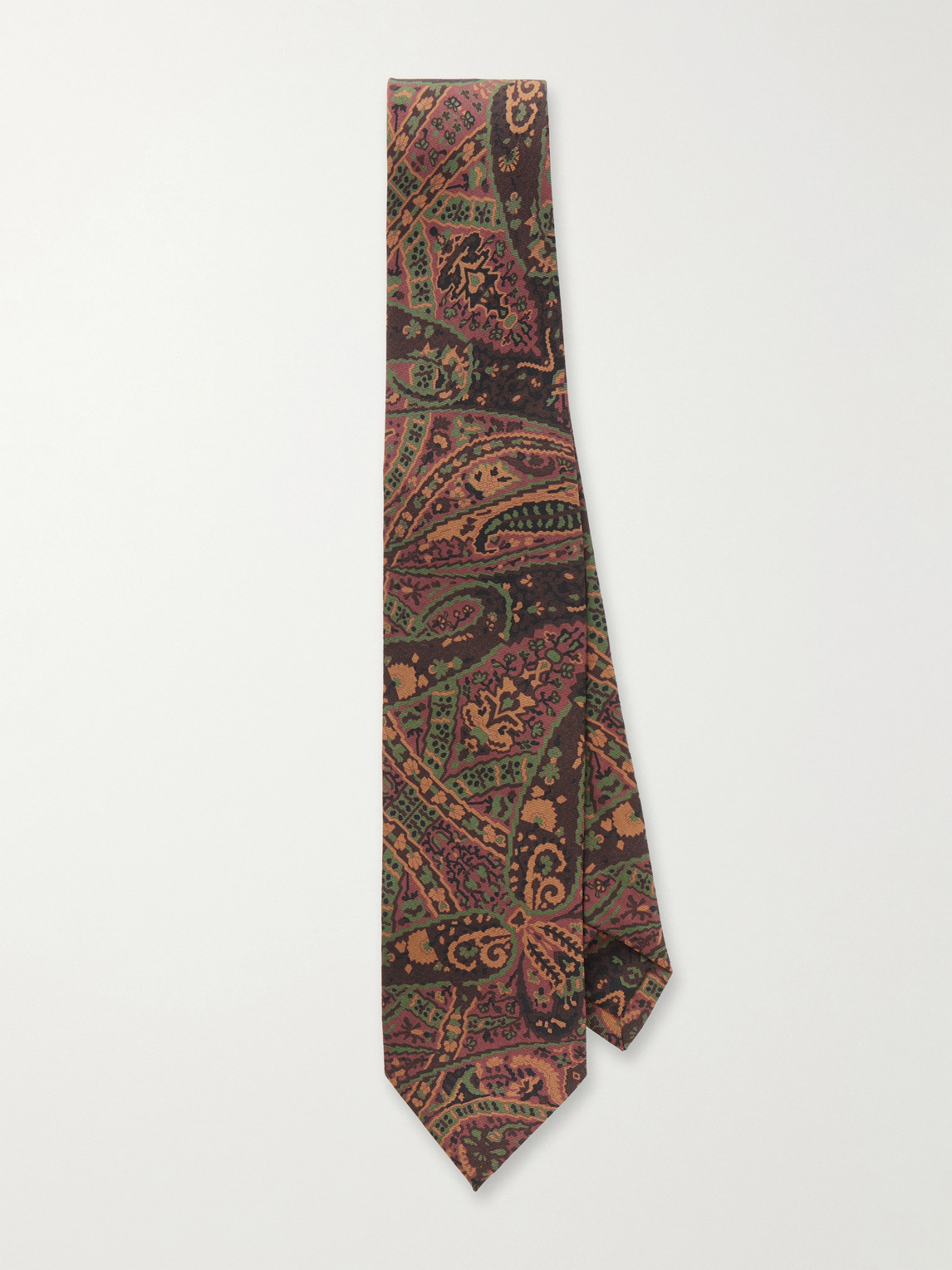 Drake's 7cm Paisley-Print Wool and Silk-Blend Tie - Men