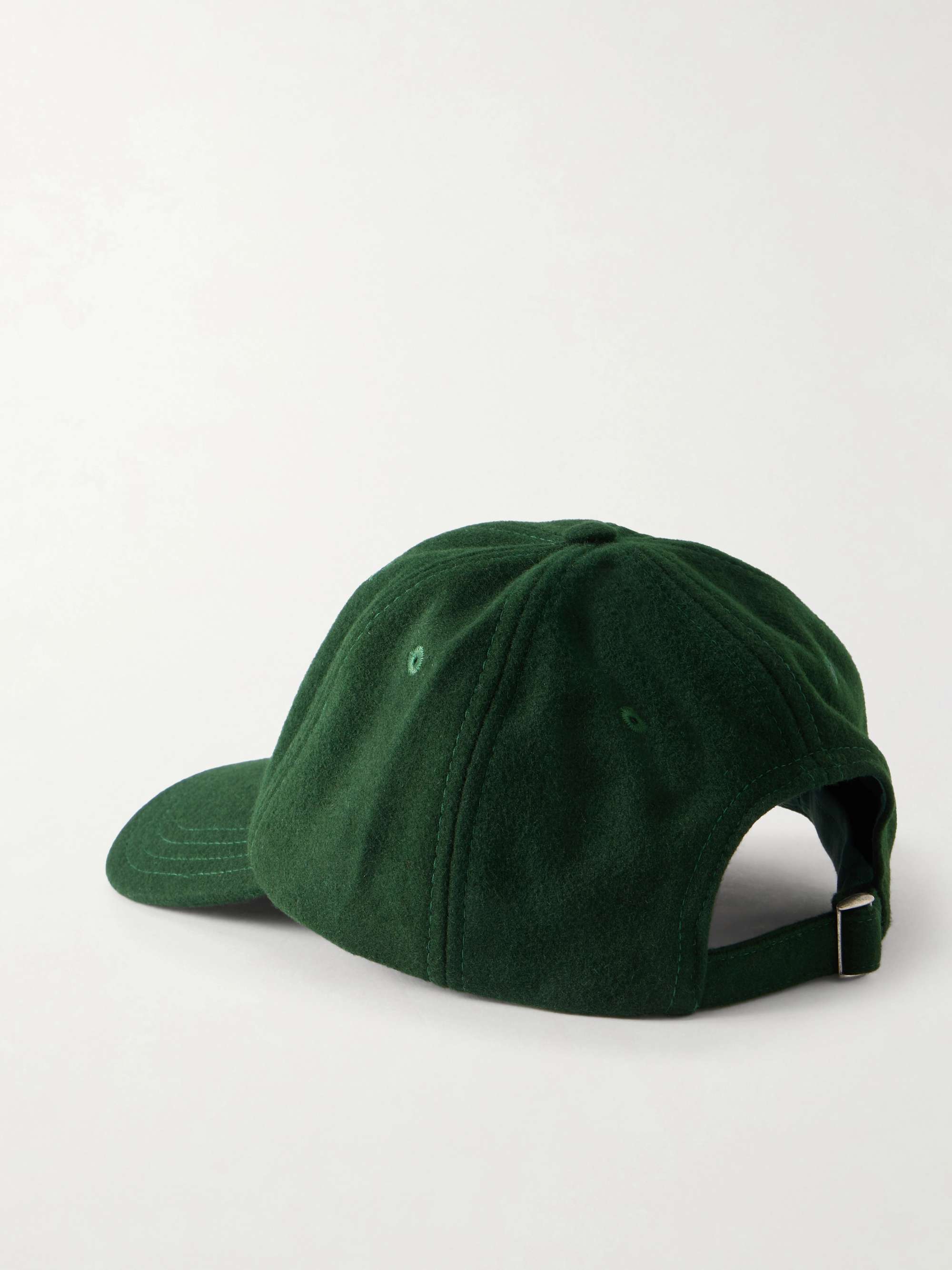 DRAKE'S Tea Time Embroidered Wool Baseball Cap for Men | MR PORTER