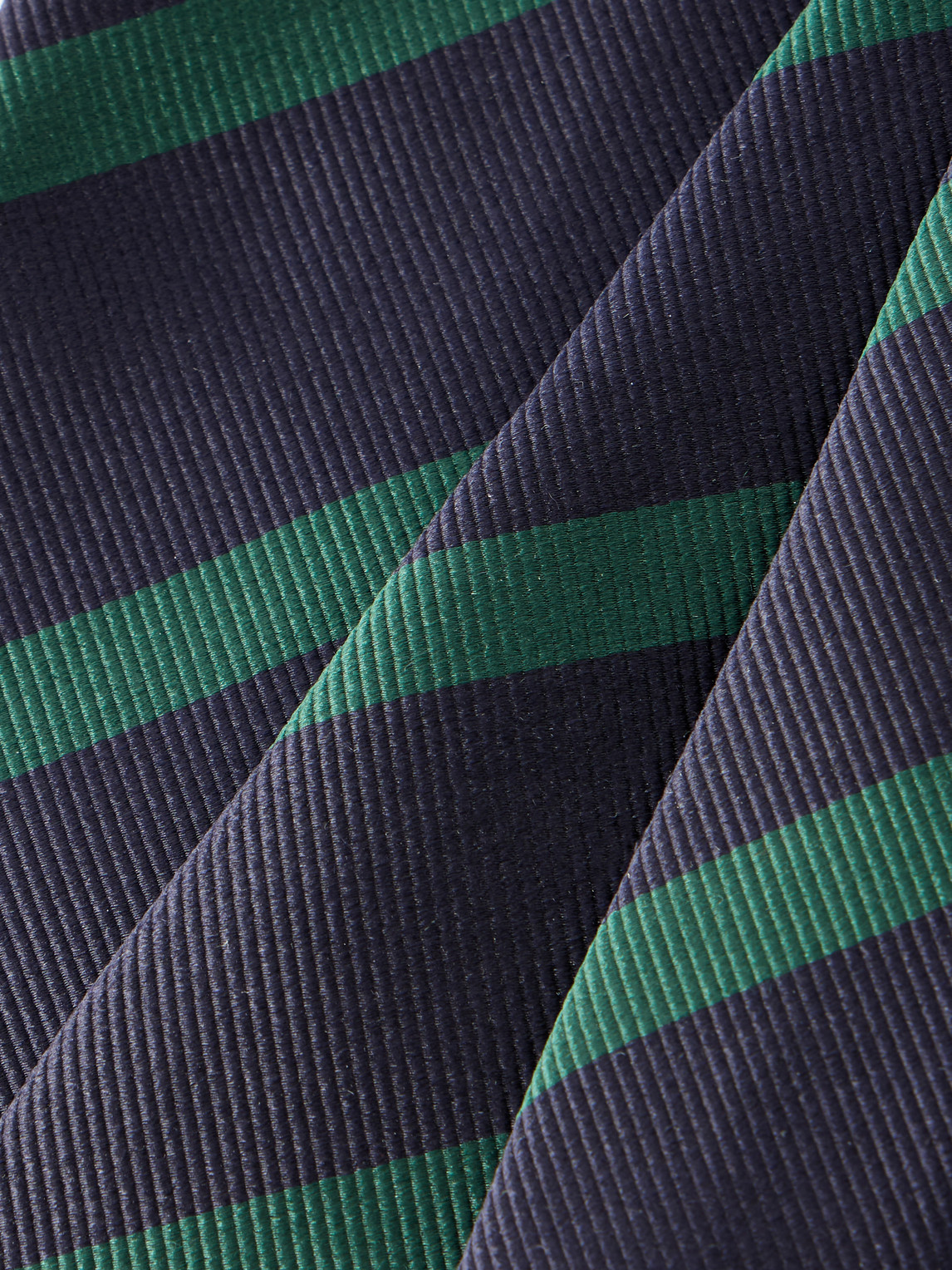  Drake's - 7cm Striped Silk Tie - Men - Blue 