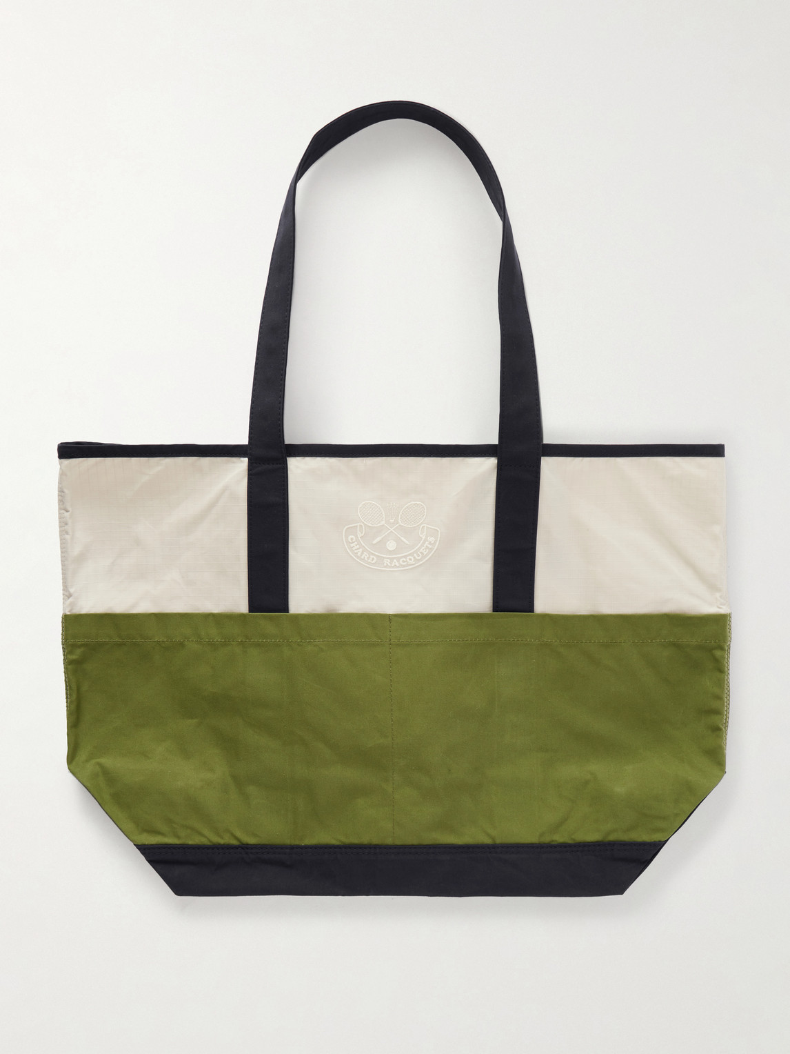 Logo-Embroidered Canvas Tote Bag