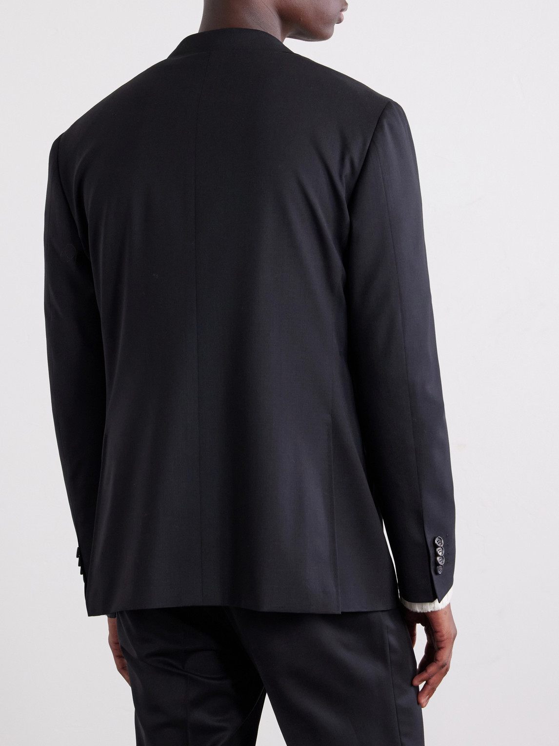 Kei Wool-Blend Twill Suit Jacket