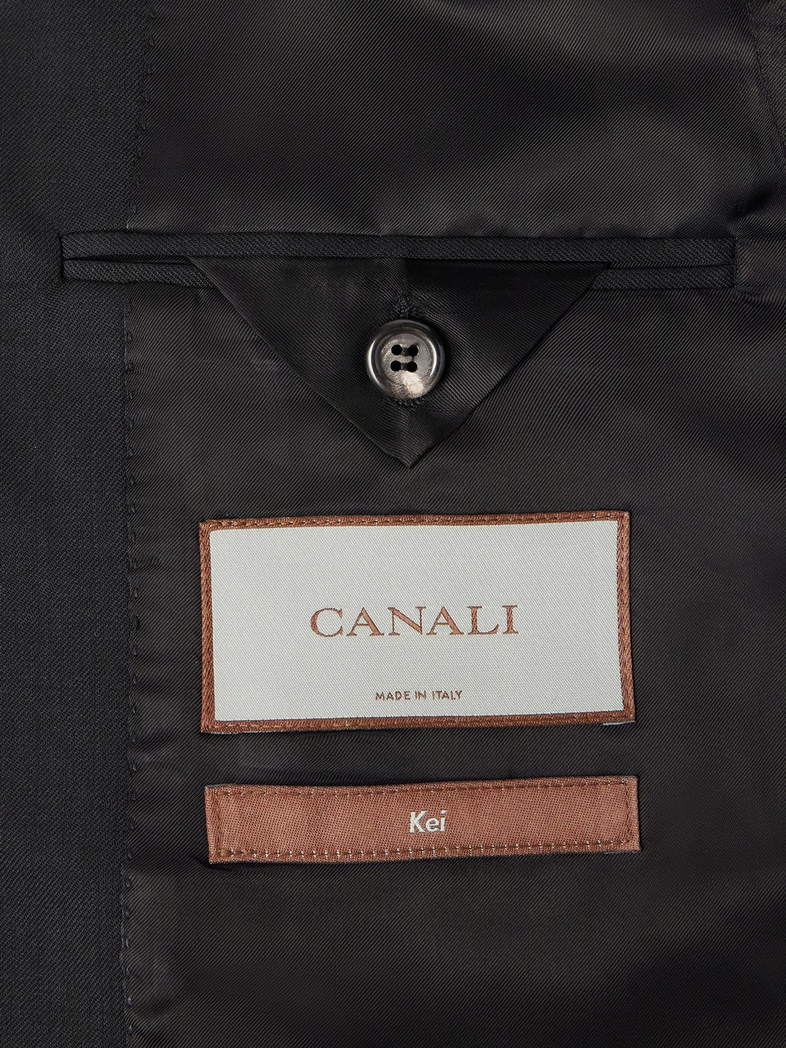  Canali - Kei Wool-blend Twill Blazer - Men - Black - It 46 