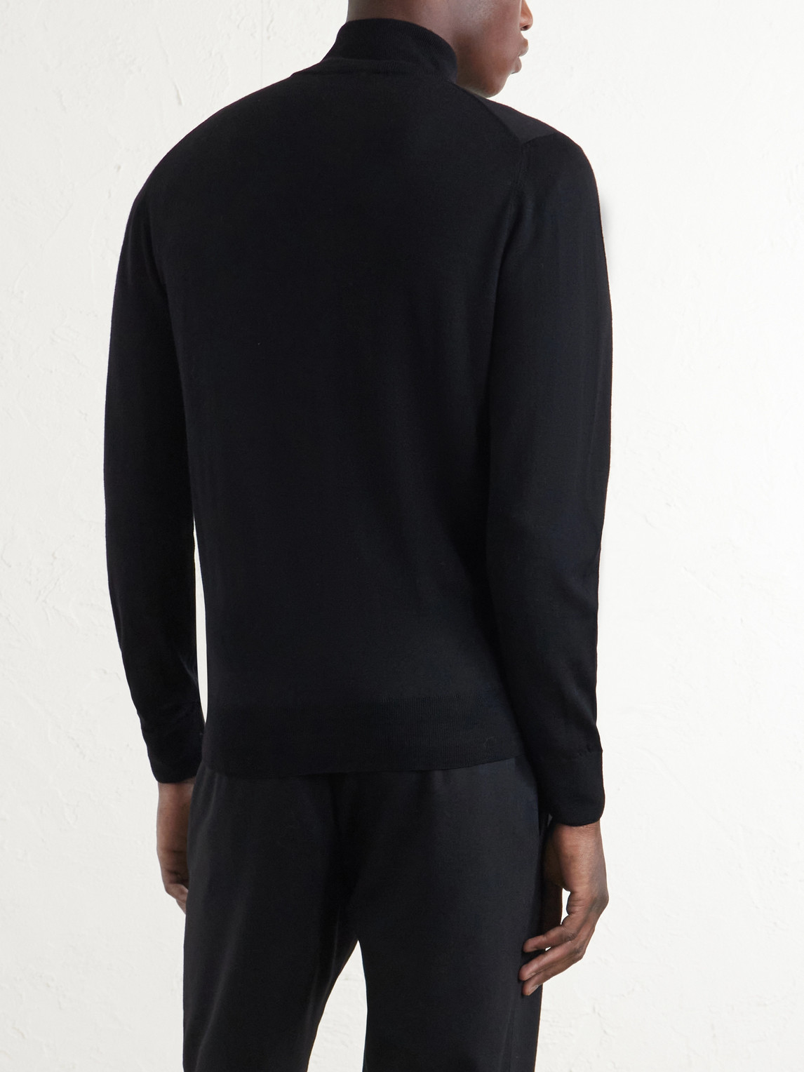 Wool Zip-Up Sweater