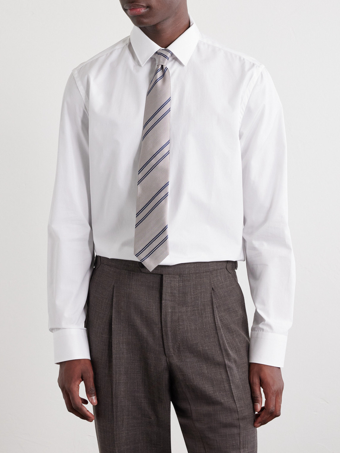 Oai Classic-Collar Cotton Shirt