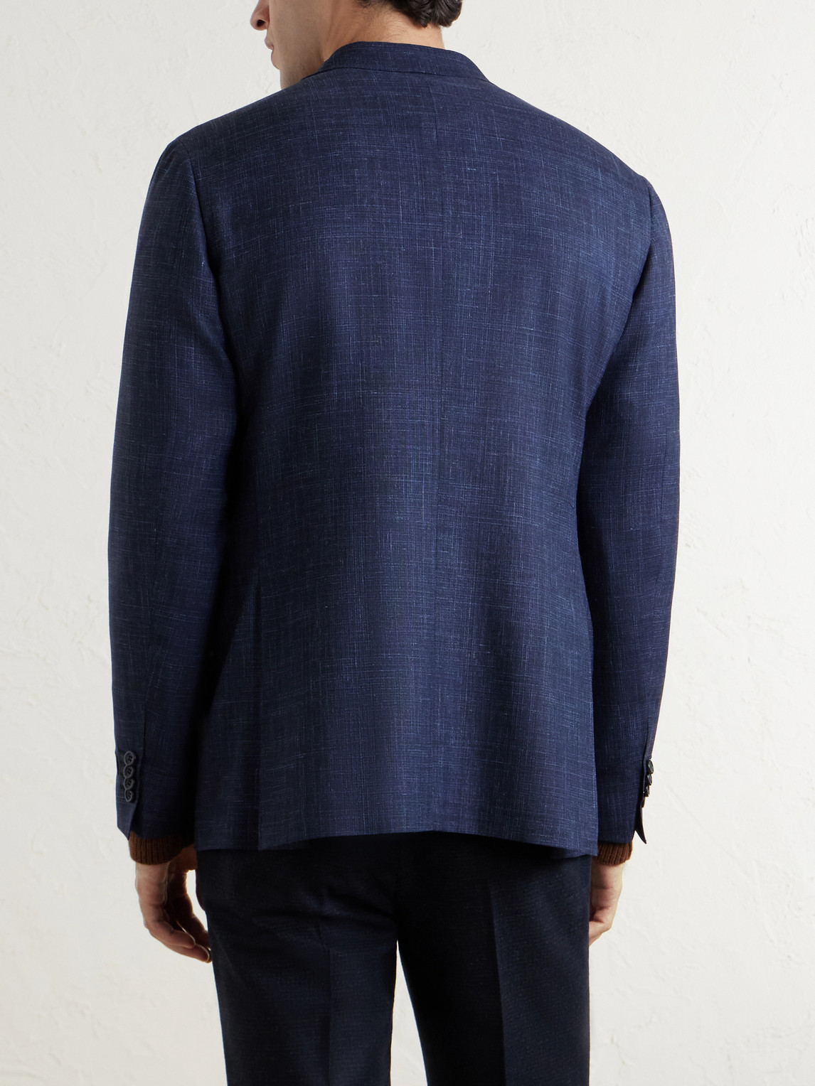  Canali - Kei Wool Suit Jacket - Men - Blue - It 46 