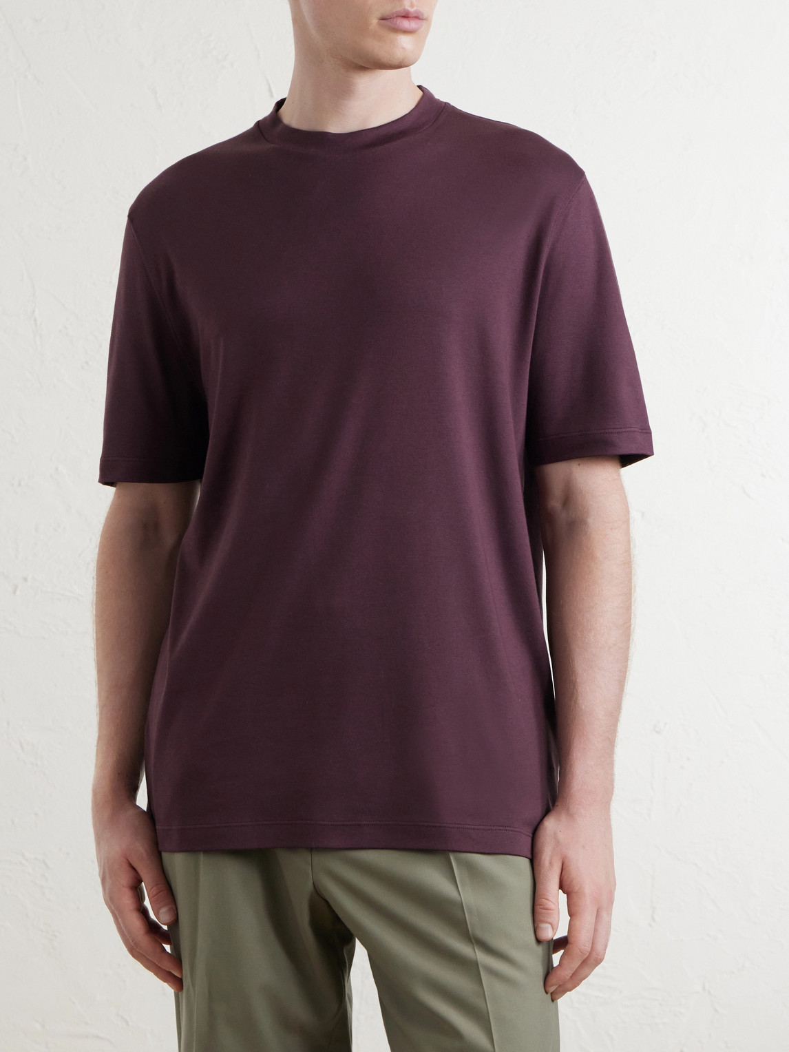 Canali Cotton-Jersey T-Shirt - Men | Thumbnail 3 Canali Cotton-Jersey T-Shirt - Men | Thumbnail 3