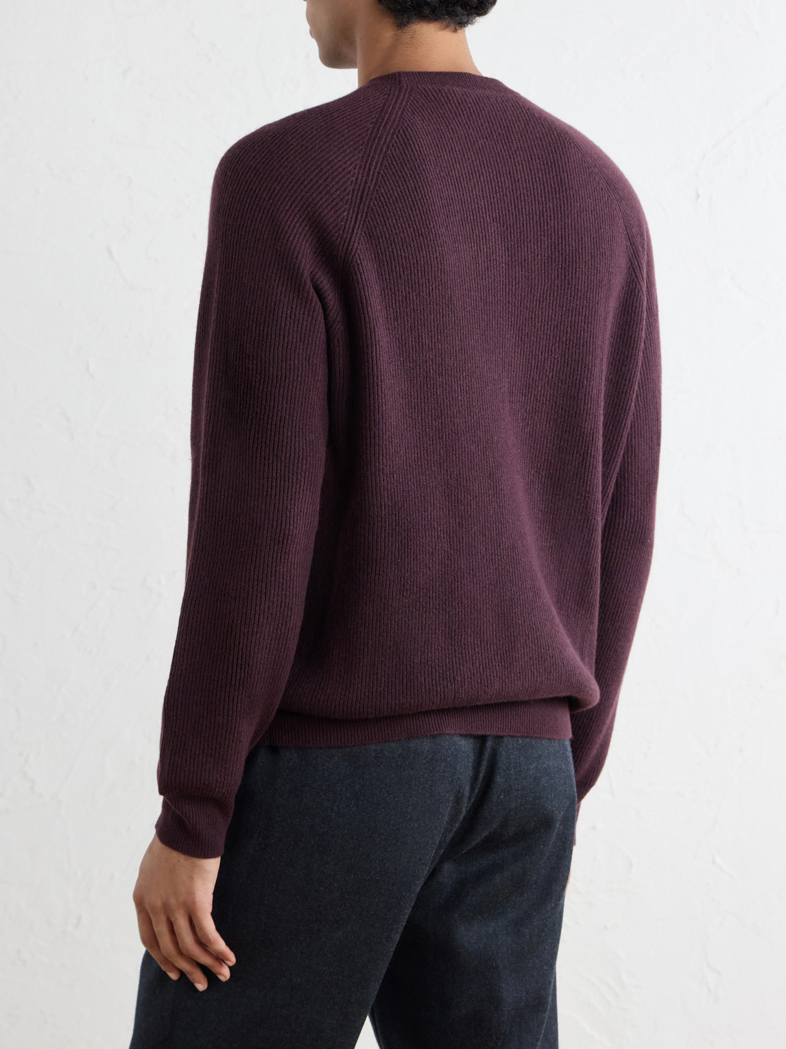 Ribbed Cashmere Sweater