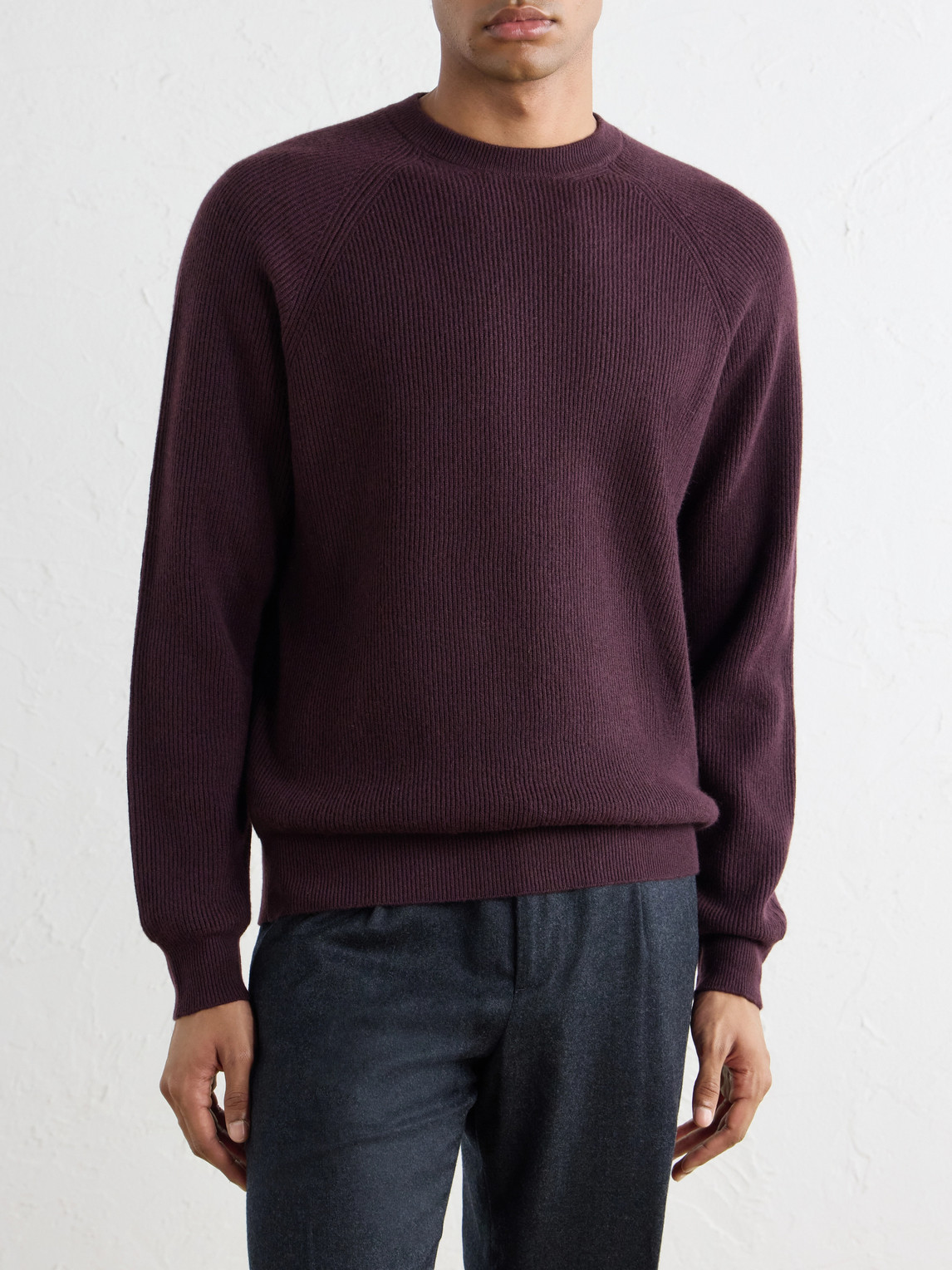 Ribbed Cashmere Sweater