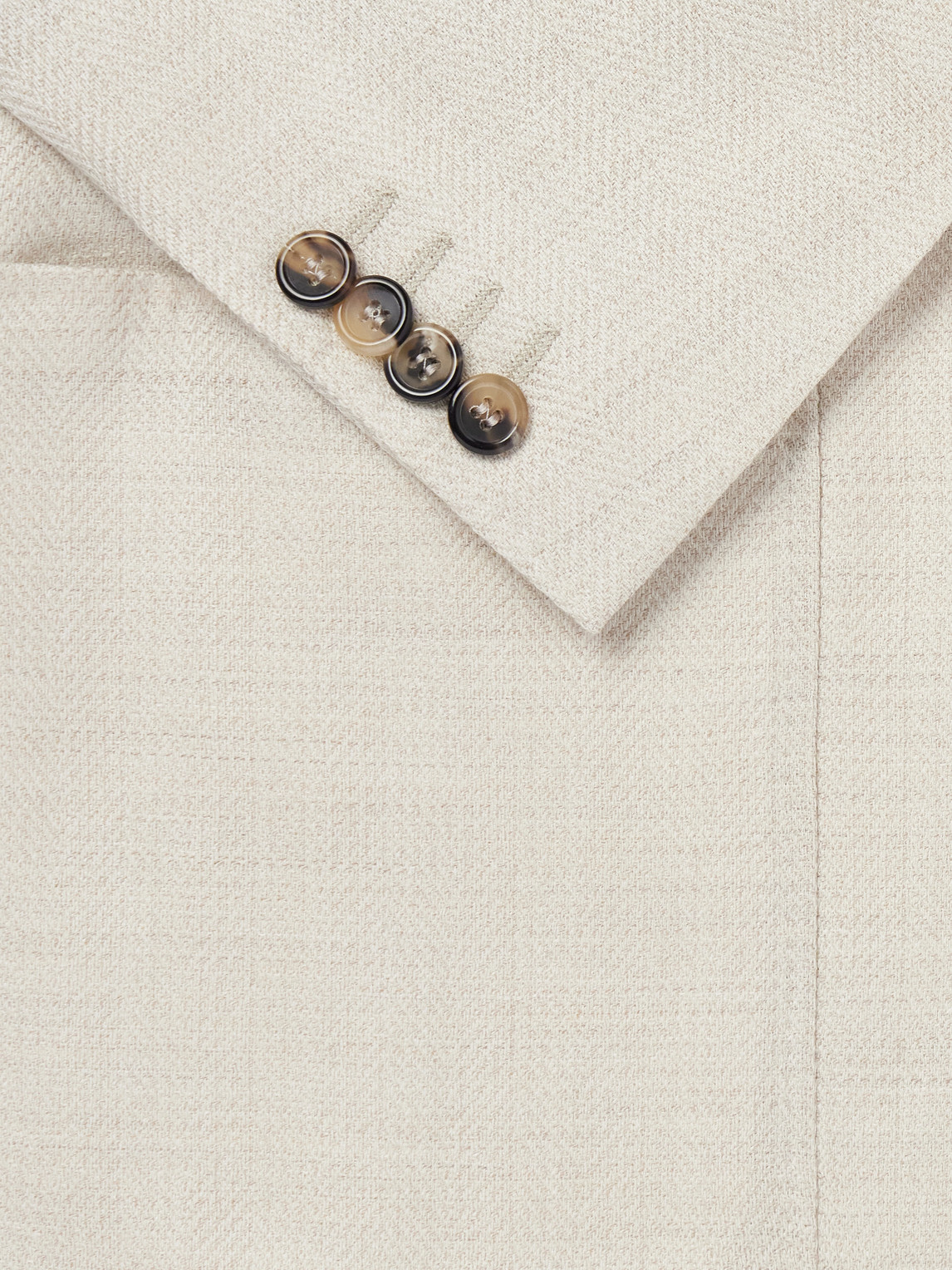 Kai Herringbone Wool, Linen And Silk-Blend Blazer