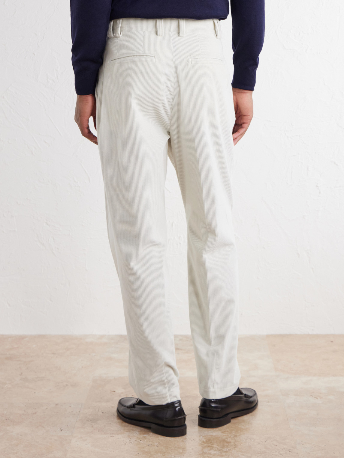 Straight-Leg Cotton- Corduroy